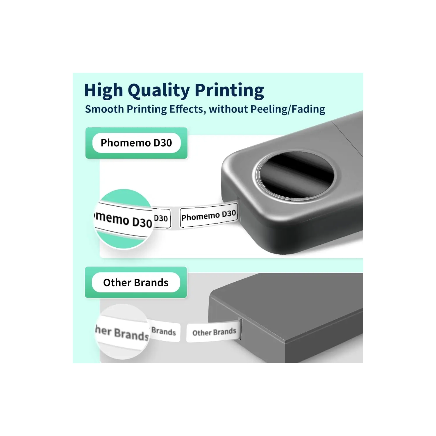 Label Makers Machine Bluetooth Portable Wireless D30 Small Label Maker Thermal Sticker Printer with Tape 12mm School Office Home,Gray