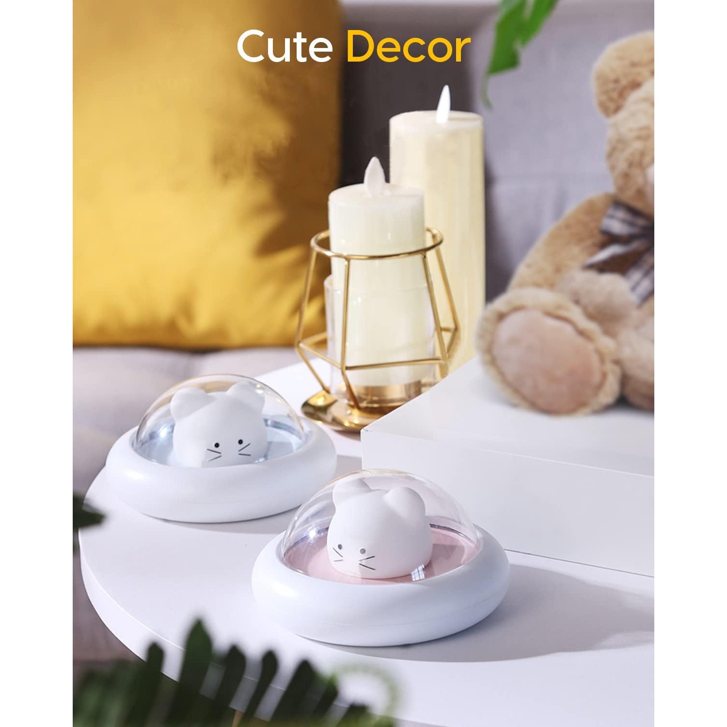 Veilleuse YOULIGHTS pour enfants avec 3 modes de changement de couleur, veilleuse rechargeable LED avec minuterie de 20 minutes et commande à