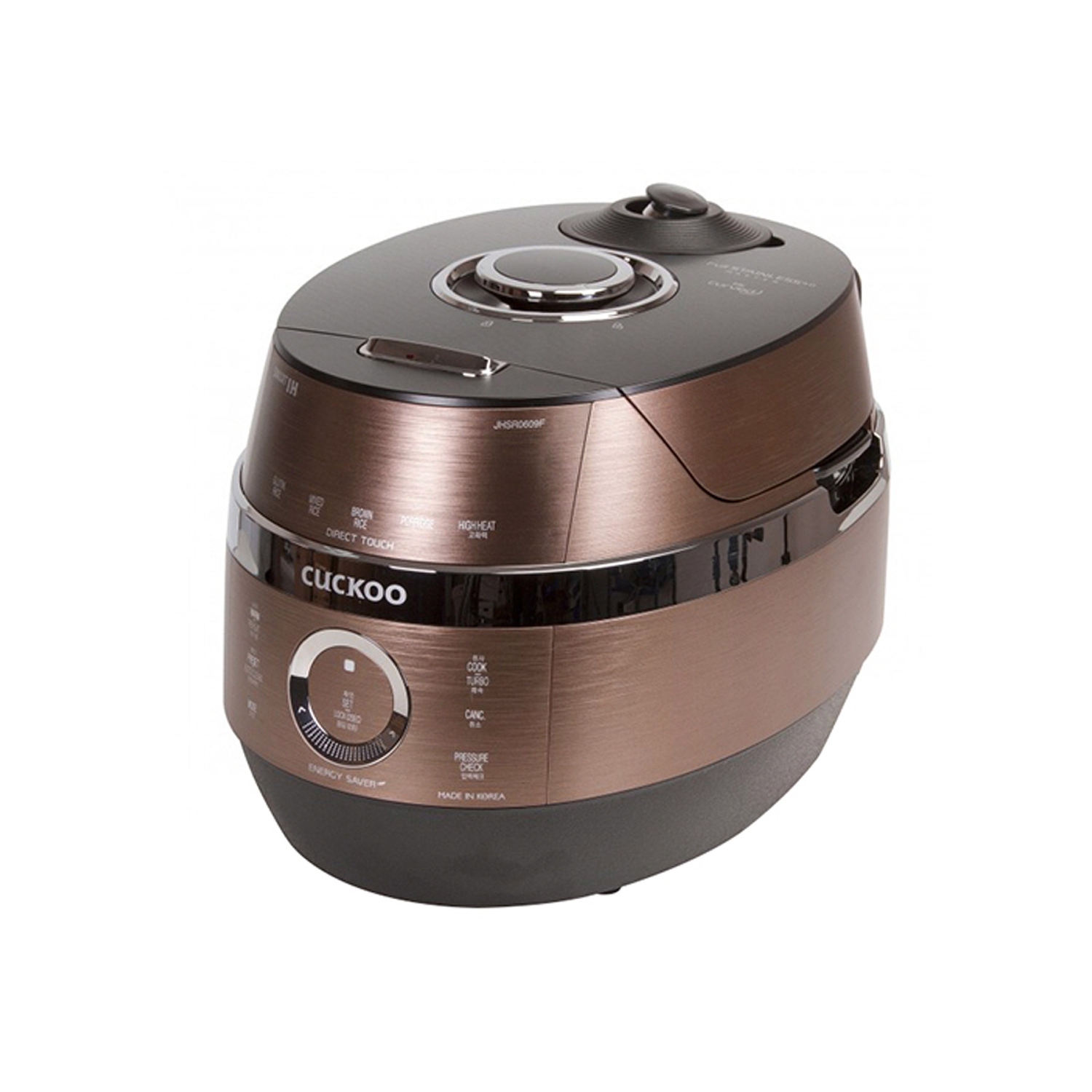 CUCKOO CRP-JHR1009F 10-Cup Induction Heating Pressure Rice Cooker with Nonstick Inner Pot, 16 Menu Options, Fuzzy Logic Tech, 3 Voice Guide, Auto