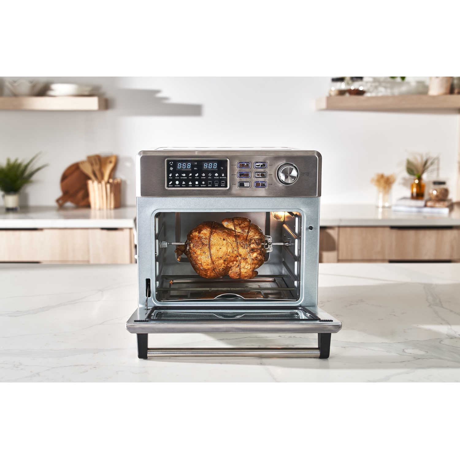CUCKOO CAFO-A2601S 6-in-1 Air Oven, 18 Menu Modes, Convection Oven, Toaster, Air Fryer, Dehydrator, Defroster, 360 Convectional Cooking