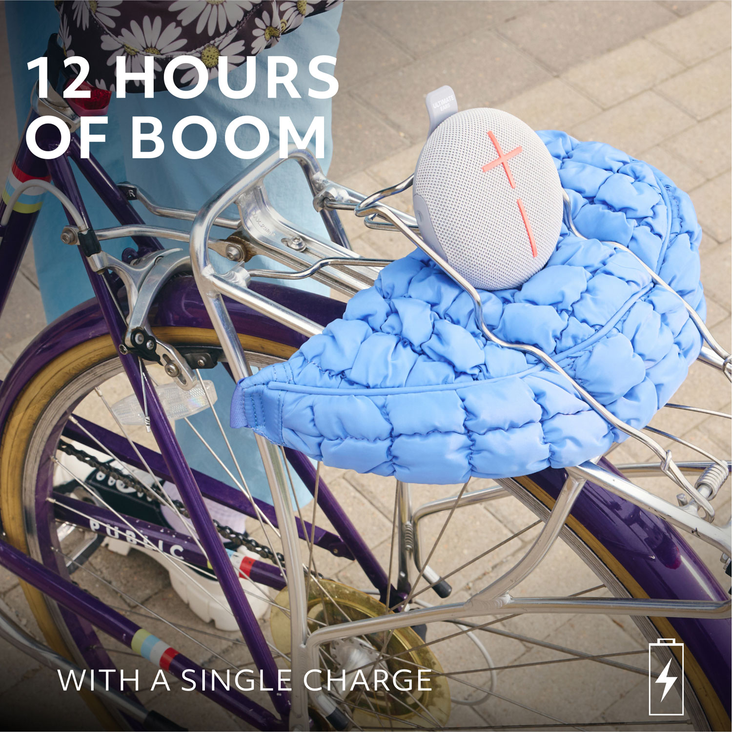 Haut-parleur miniature sans fil portatif Bluetooth étanche MINIROLL d'Ultimate Ears - Gris