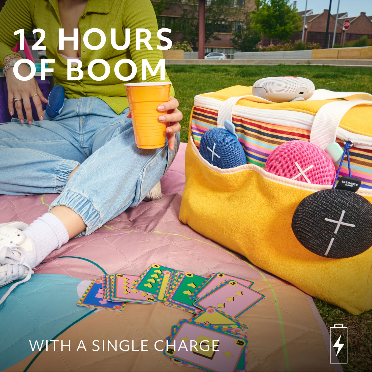 Haut-parleur miniature sans fil portatif Bluetooth étanche MINIROLL d'Ultimate Ears - Rose apaisant