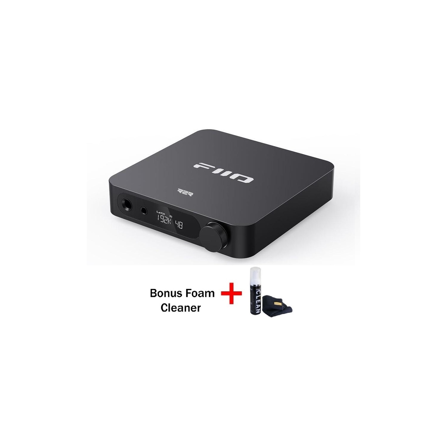 Convertisseur numérique-analogique K11 R2R de FiiO et amplificateur d'écouteurs pour audio à domicile ou PC avec nettoyant pour gadgets en prime