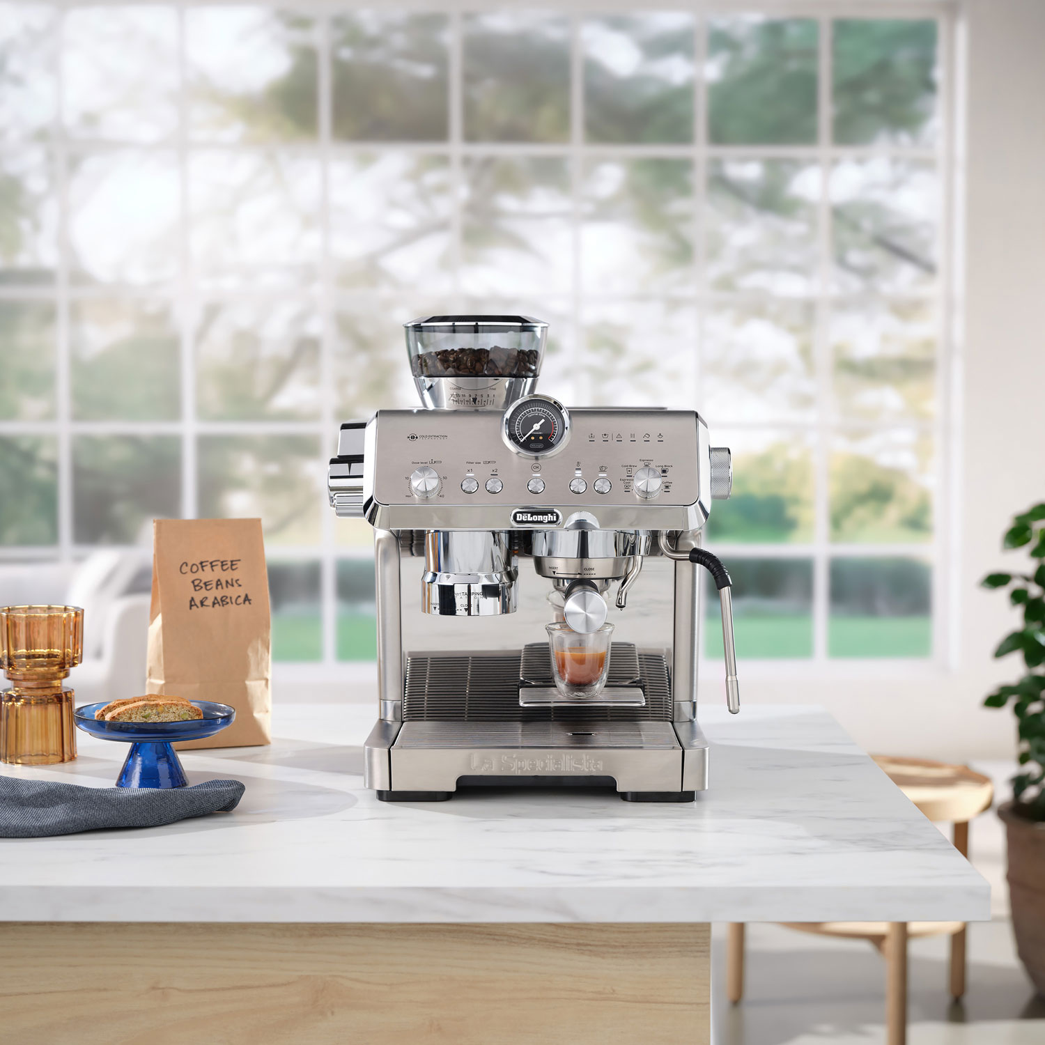 De'Longhi La Specialista Opera Espresso Machine with Cold Brew - Stainless Steel