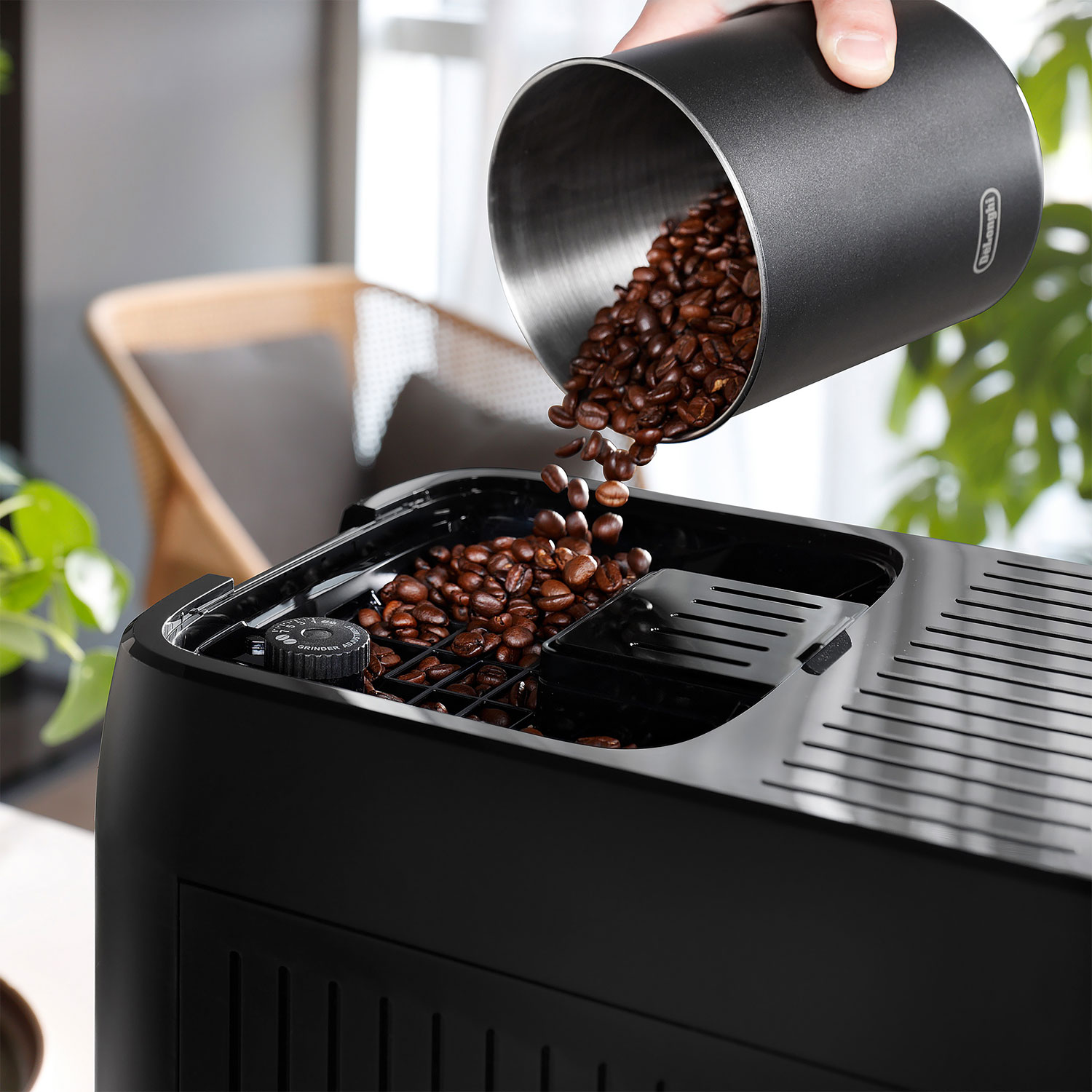 De'Longhi Magnifica Plus Fully Automatic Espresso Machine - Stainless Steel