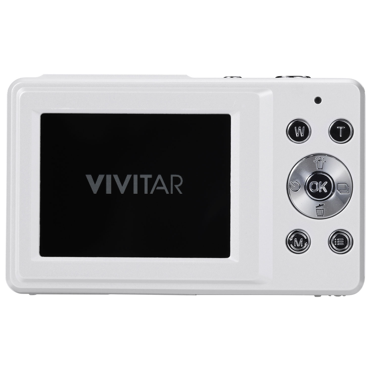 Vivitar VES124 44MP 3x Zoom Digital Camera - White - Only at Best Buy