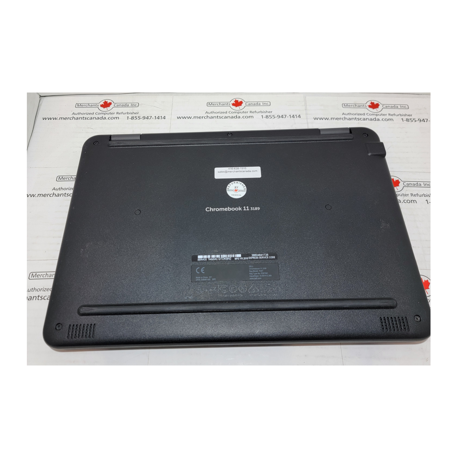 Remis à neuf - Chromebook tactile 11 3189 2-en-1 convertible de Dell | HD de 11,6 po | N3060 d'Intel jusqu'à 2,48&nbsp;GHz | 4&nbsp;Go | 32&nbsp;Go |