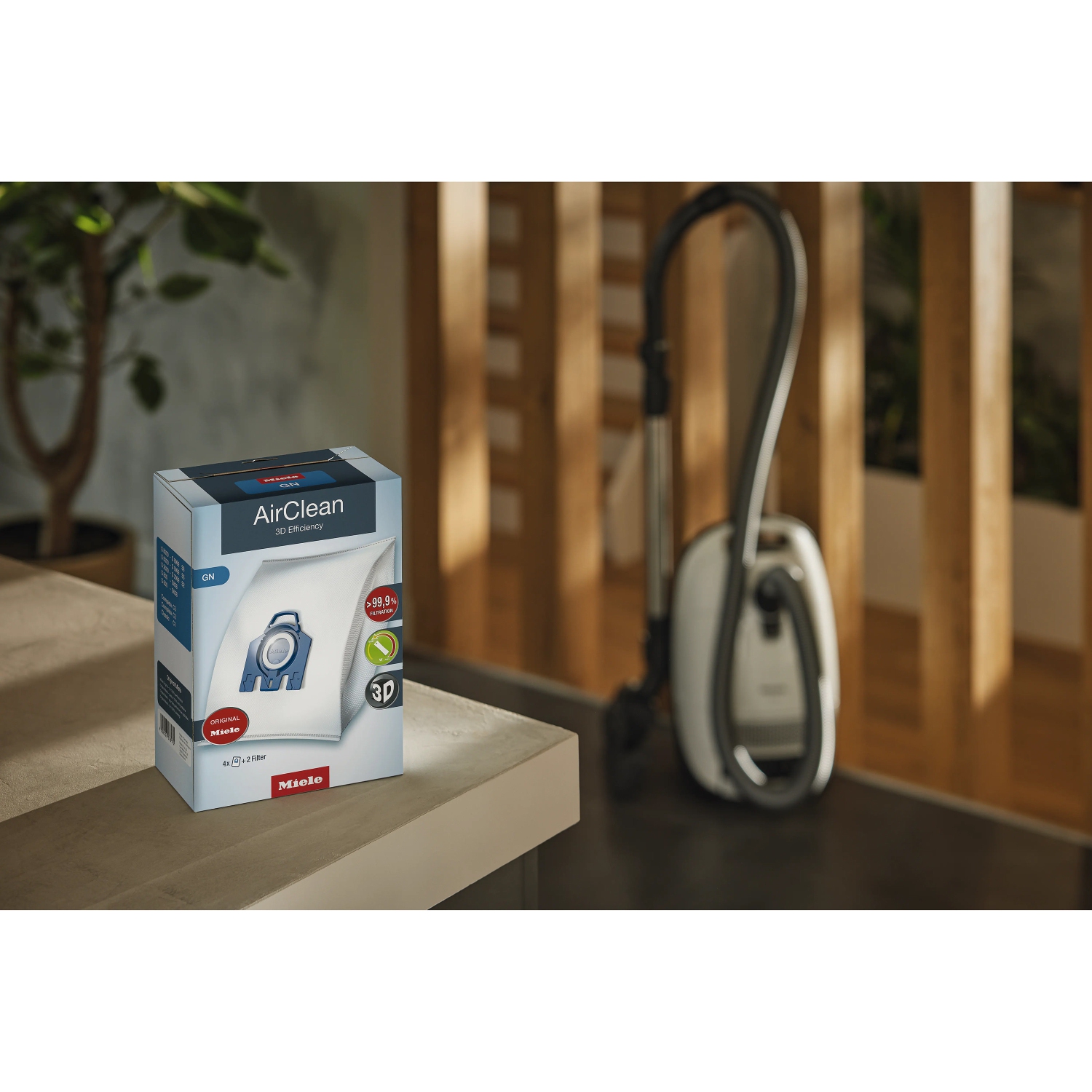 Aspirateur Air Clean 3D Efficiency GN de Miele avec sacs à poussière et filtre