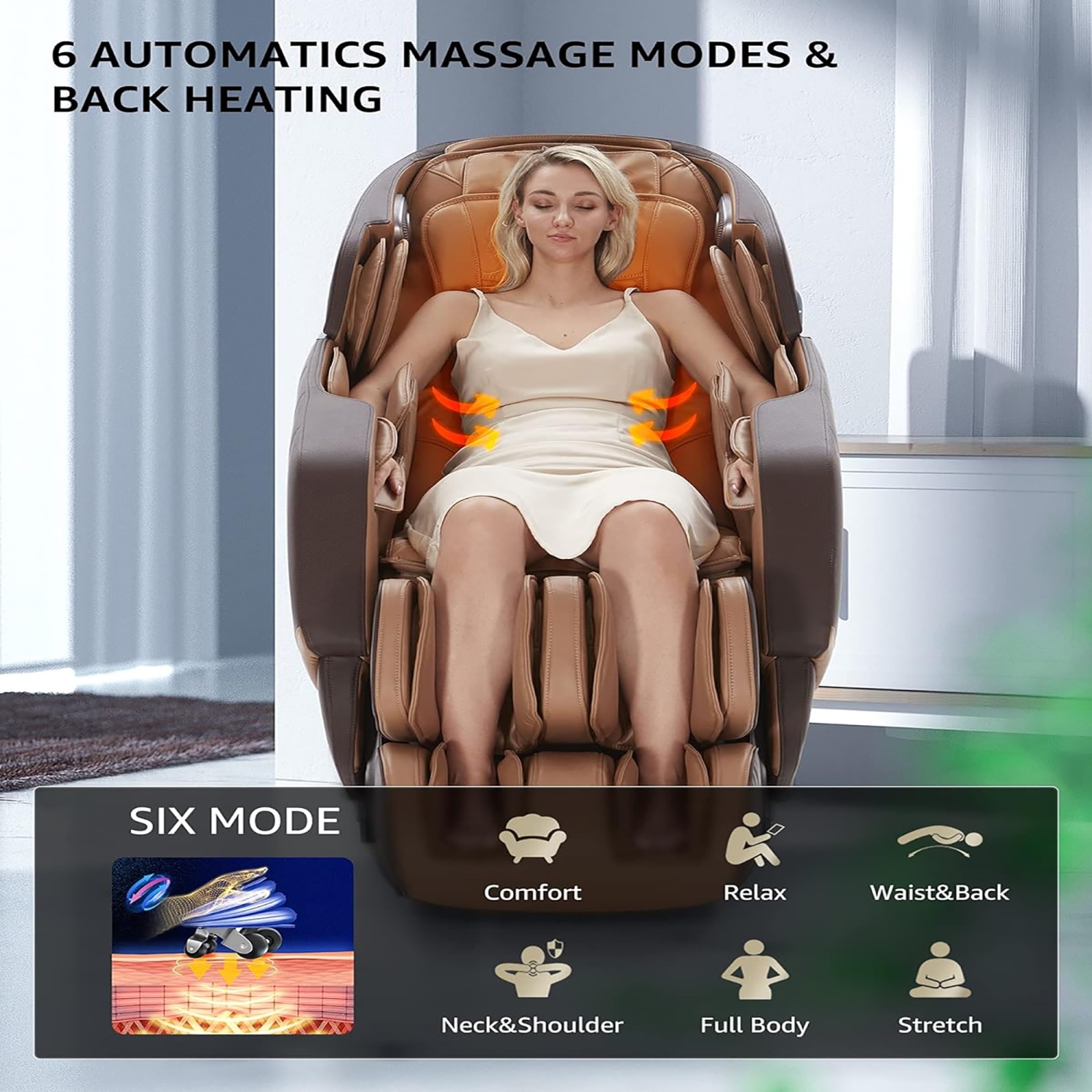 Medfinity Full Body Massage Chair With Zero Gravity Heated Sl Track Massage Recliner With Voice Control