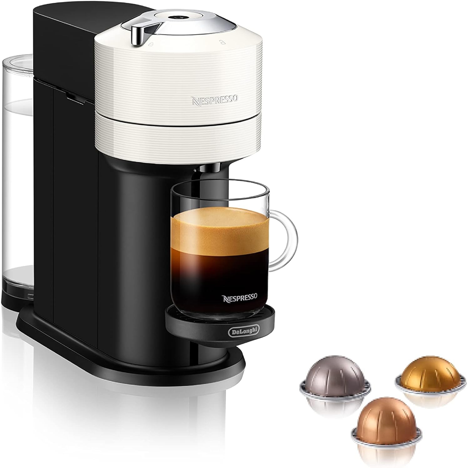 Open Box - Nespresso Vertuo Next Coffee and Espresso Machine by De'Longhi, White