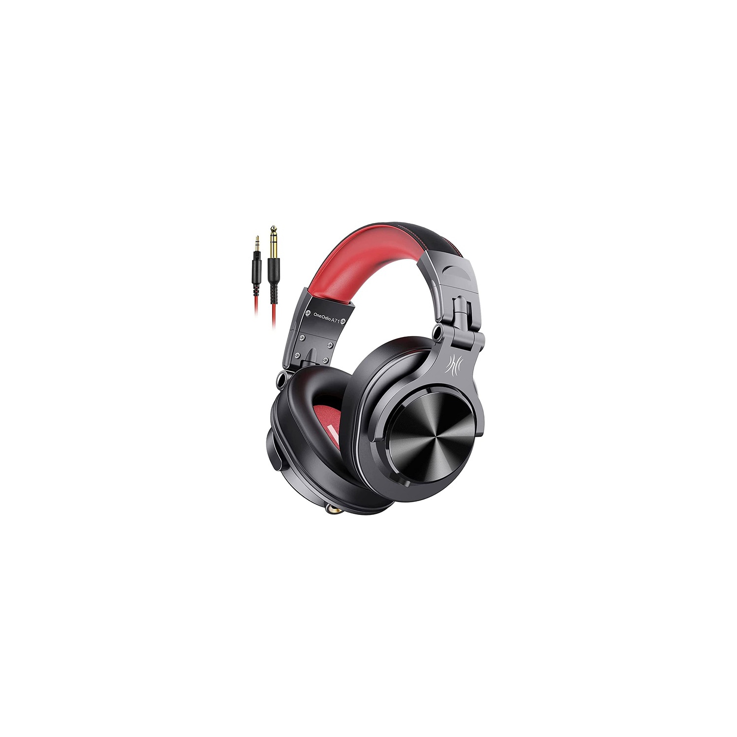 OneOdio Wired Over Ear Headphones, Studio Headphones Red