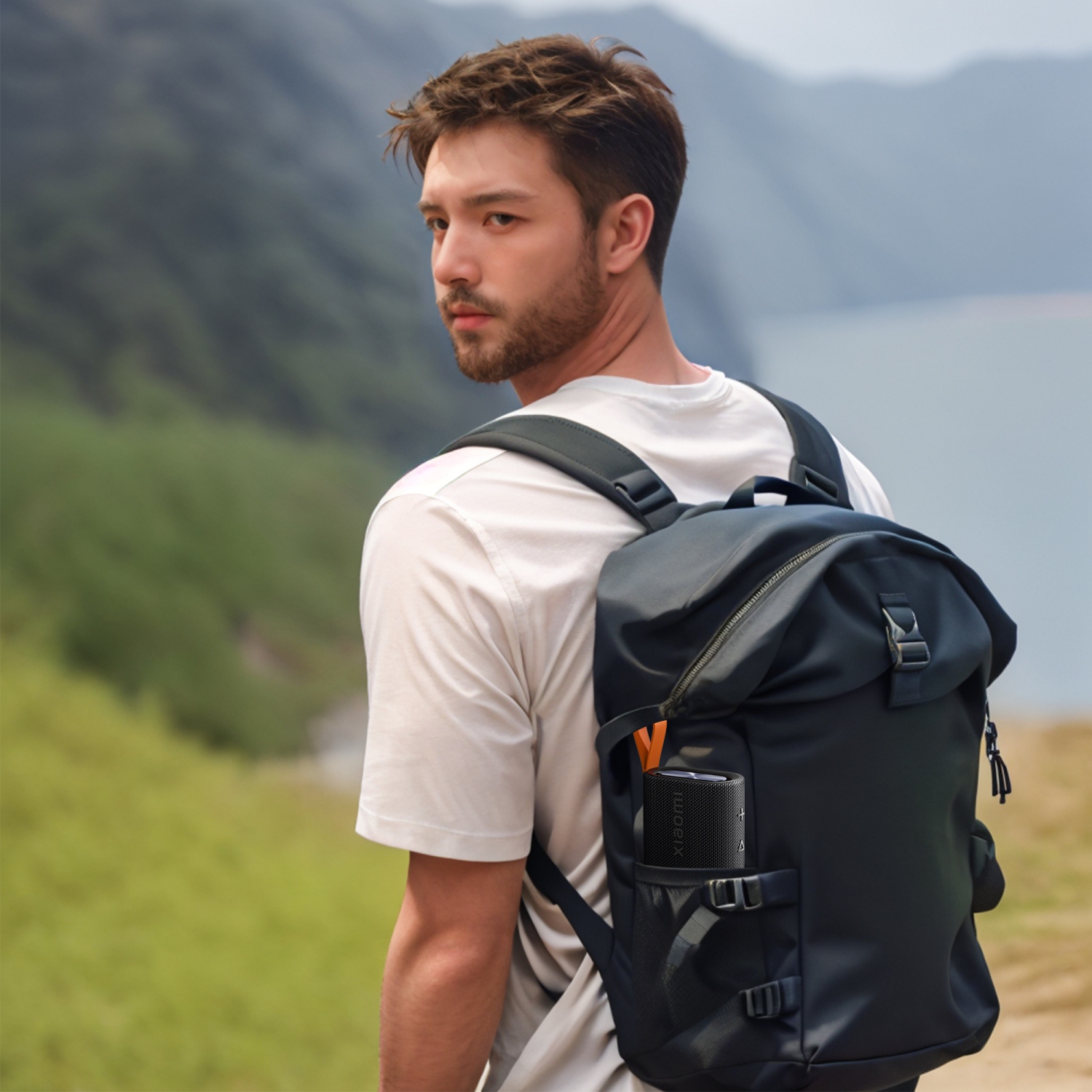 Petit haut-parleur portatif sans fil Xiaomi, mini format de poche de voyage extérieur, étanche, 5 W sortie audio stéréo Bluetooth 5,4 avec