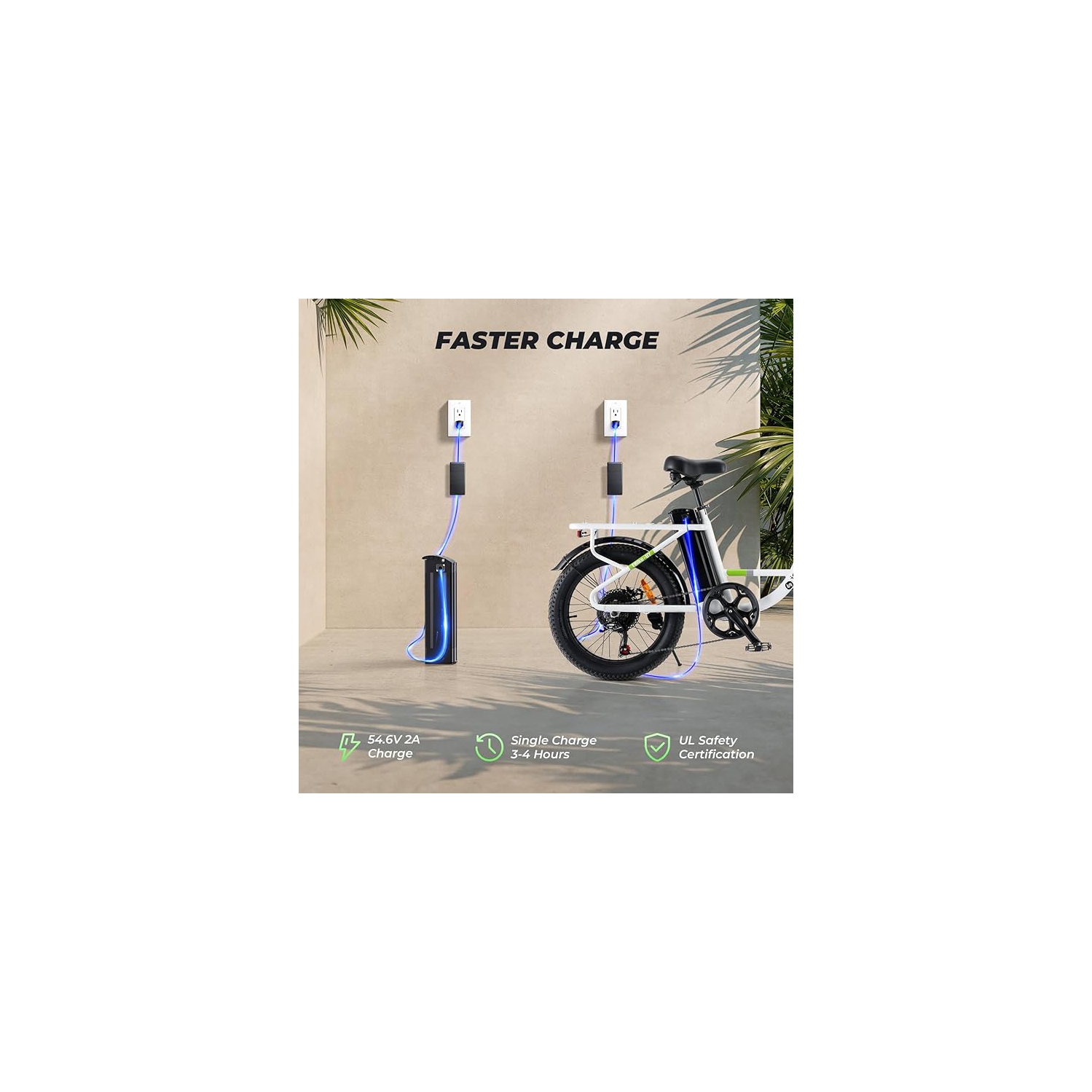 isinwheel U7 Adults Electric Cargo Bike - White