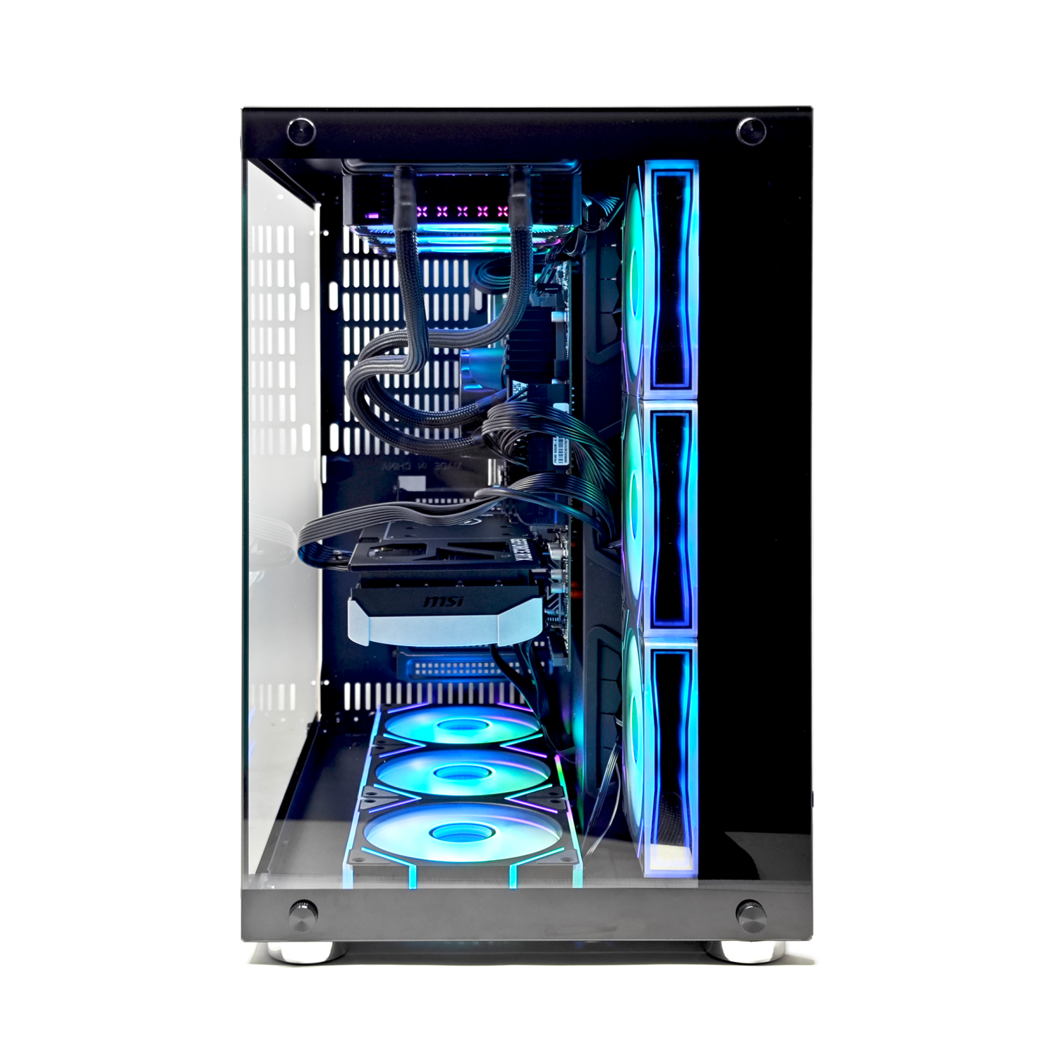UNIWAY Gaming PC Desktop Ryzen7 5700X Nvidia RTX 5070, DLSS 4 - AI-Powered Performance, 1TB NVMe SSD, 32GB Ram, AIO Liquid Cooler, Window 11 Pro