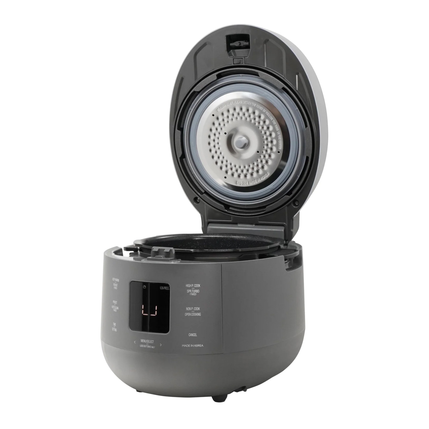 CUCKOO CRP-ST1009FG 10-Cup Twin Pressure Rice Cooker & Warmer with Nonstick Inner Pot, 16 Menu Modes, 3 Voice Guide, Auto Clean