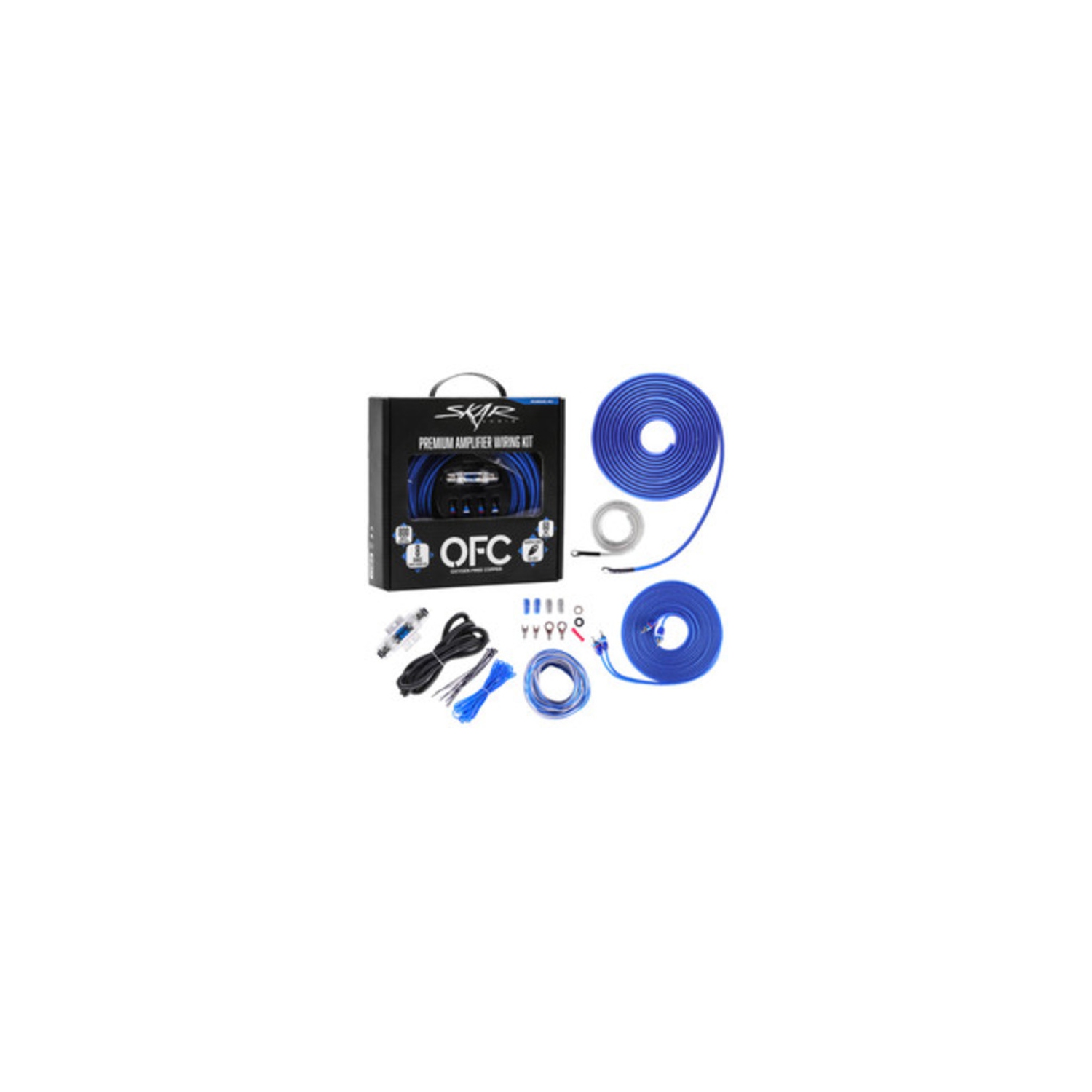 Skar Audio 8 Gauge 800 Watts OFC Amplifier Wiring Kit