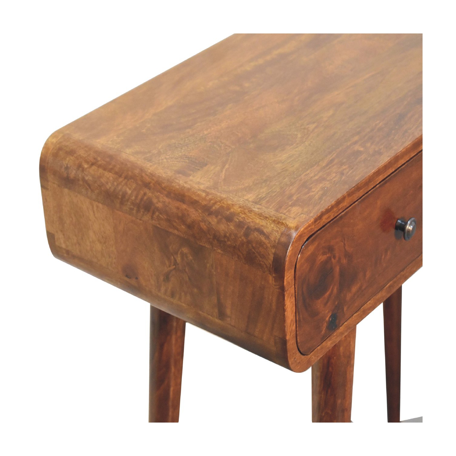Artisan Furniture Artisan Furniture Chestnut Curved Solid Wood 2 Drawer Hallway Table