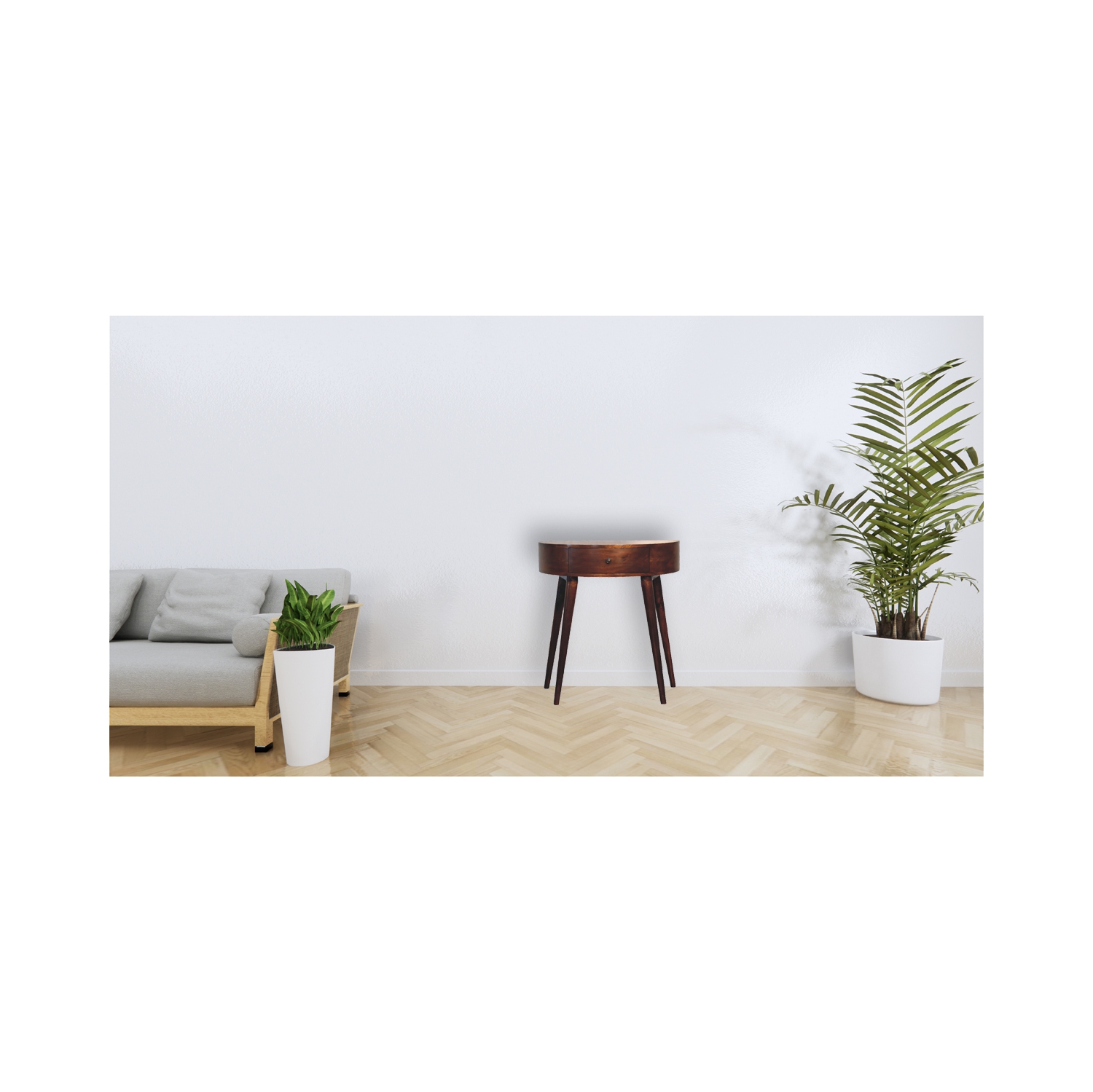 Artisan Furniture Solid Wood Odyssey Console Table In chestnut finish