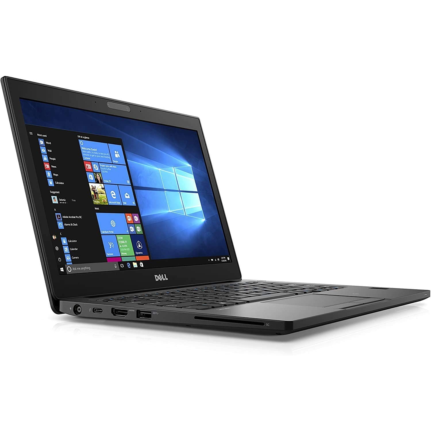 Ultrabook professionnel de 7280 12,5 po Latitude de Dell - remis à neuf : 2,4&nbsp;GHz i5-6300U d'Intel, 8&nbsp;Go, disque SSD 128&nbsp;Go, caméra