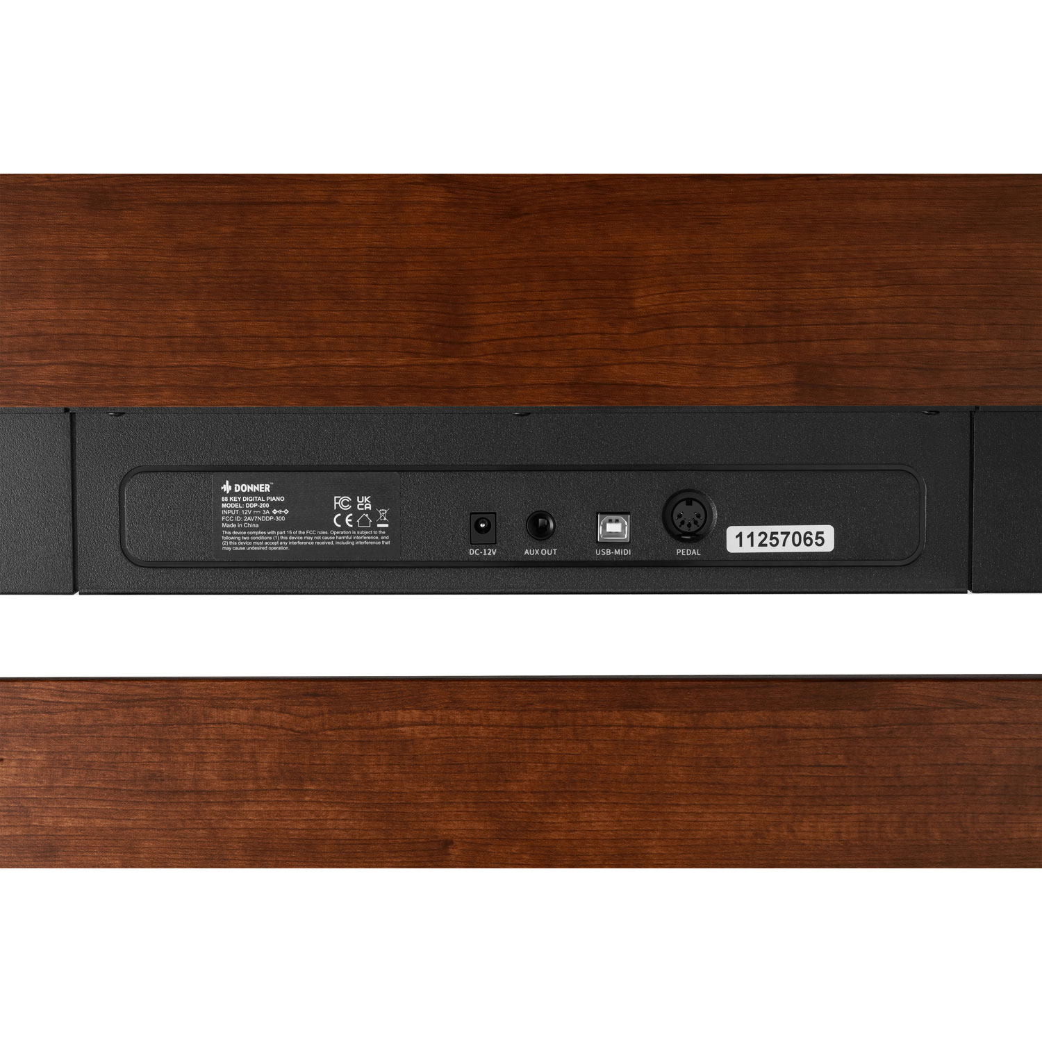 Piano numérique à 88 touches lestées DDP-200 de Donner avec support Acajou