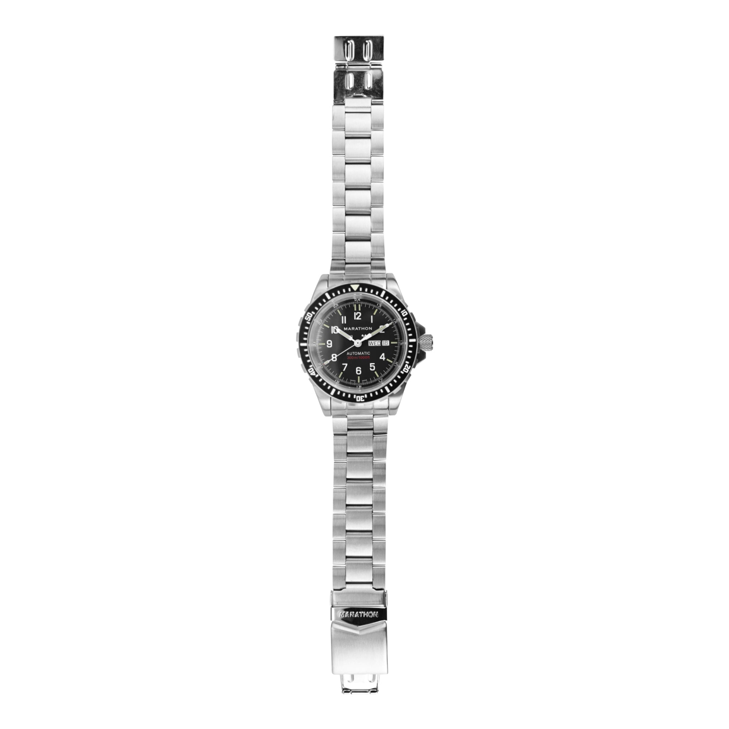 MARATHON-Jumbo Day/Date Automatic with Stainless Steel Bracelet with the Marathon Clasp 46mm