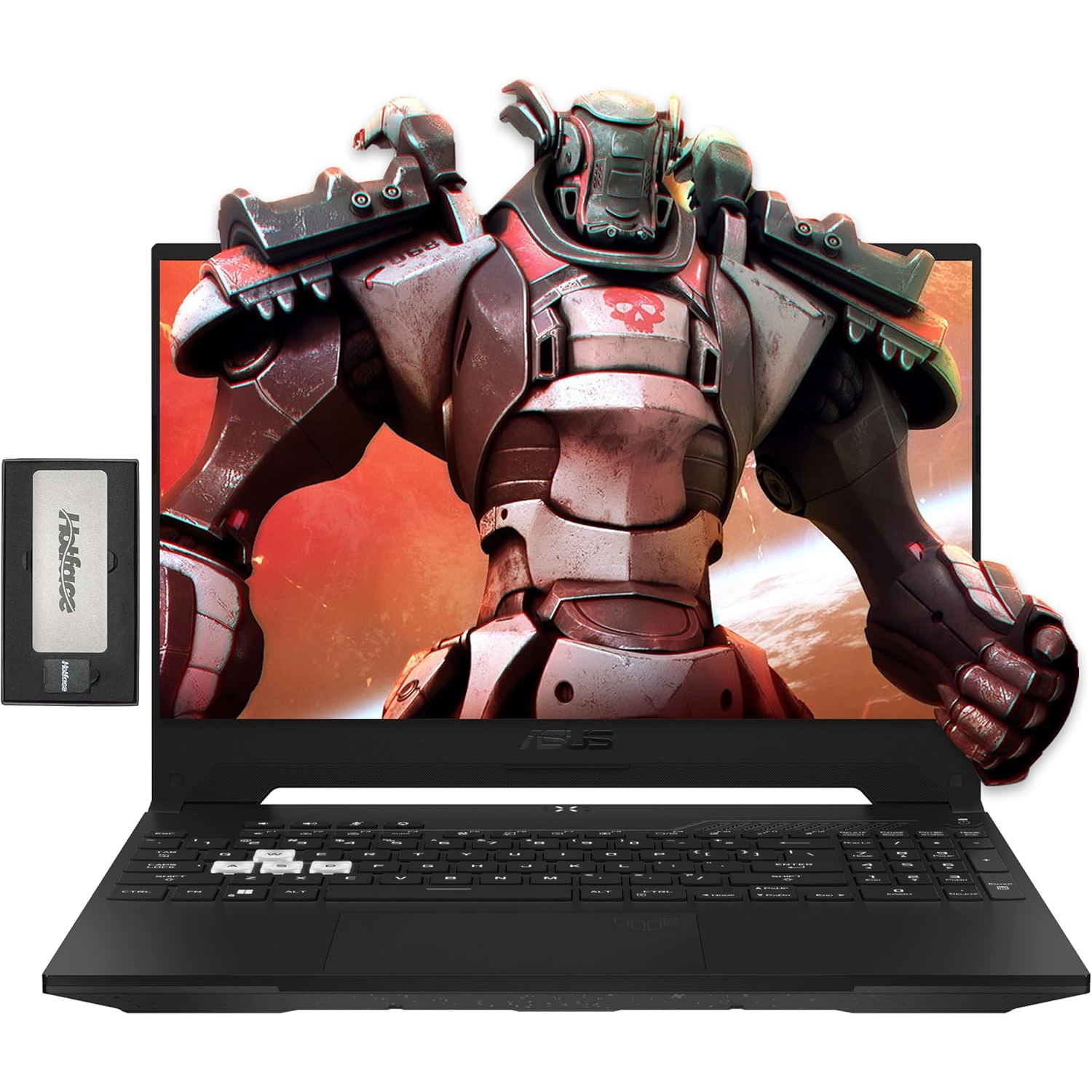 ASUS TUF Dash 15.6" 144Hz Gaming Laptop, Intel i7-12650H, 2TB PCIe SSD, 64GB DDR5 RAM, NVIDIA GeForce RTX 3070 8GB, Backlit Keyboard, Win 11 Pro, Black, 128GB Docking Station Set