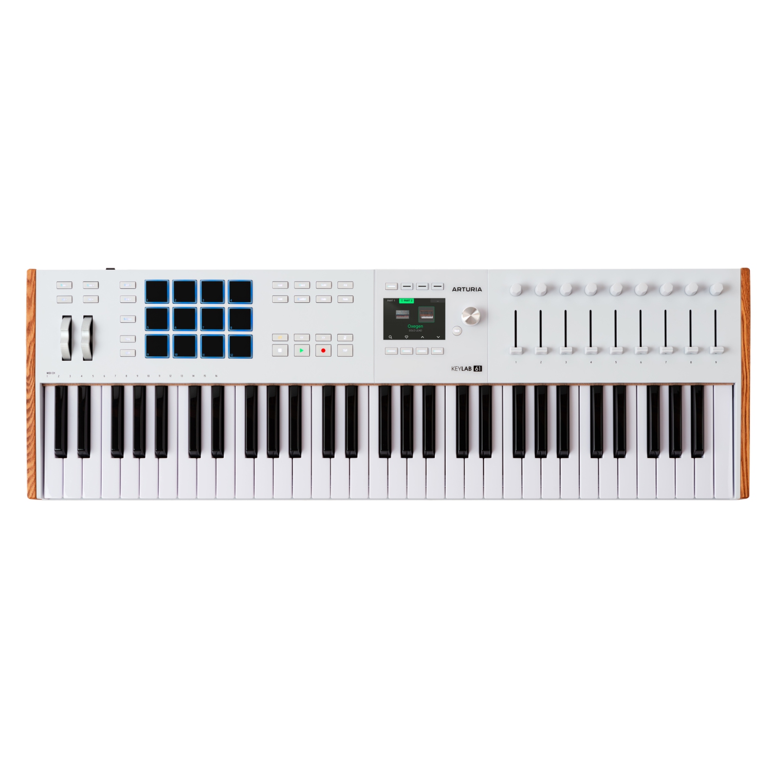 Arturia KeyLab 61 MkIII 61-Note Professional Keyboard Controller - White