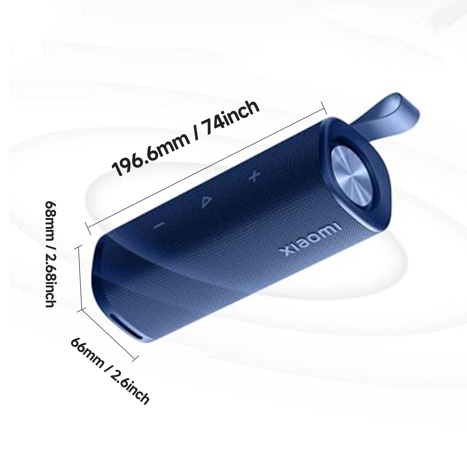 Haut-parleur Bluetooth étanche IP67 de Xiaomi pour l'extérieur&nbsp;: Son stéréo 30&nbsp;W, Bluetooth 5,4 évolué, 12 heures de lecture, bleu