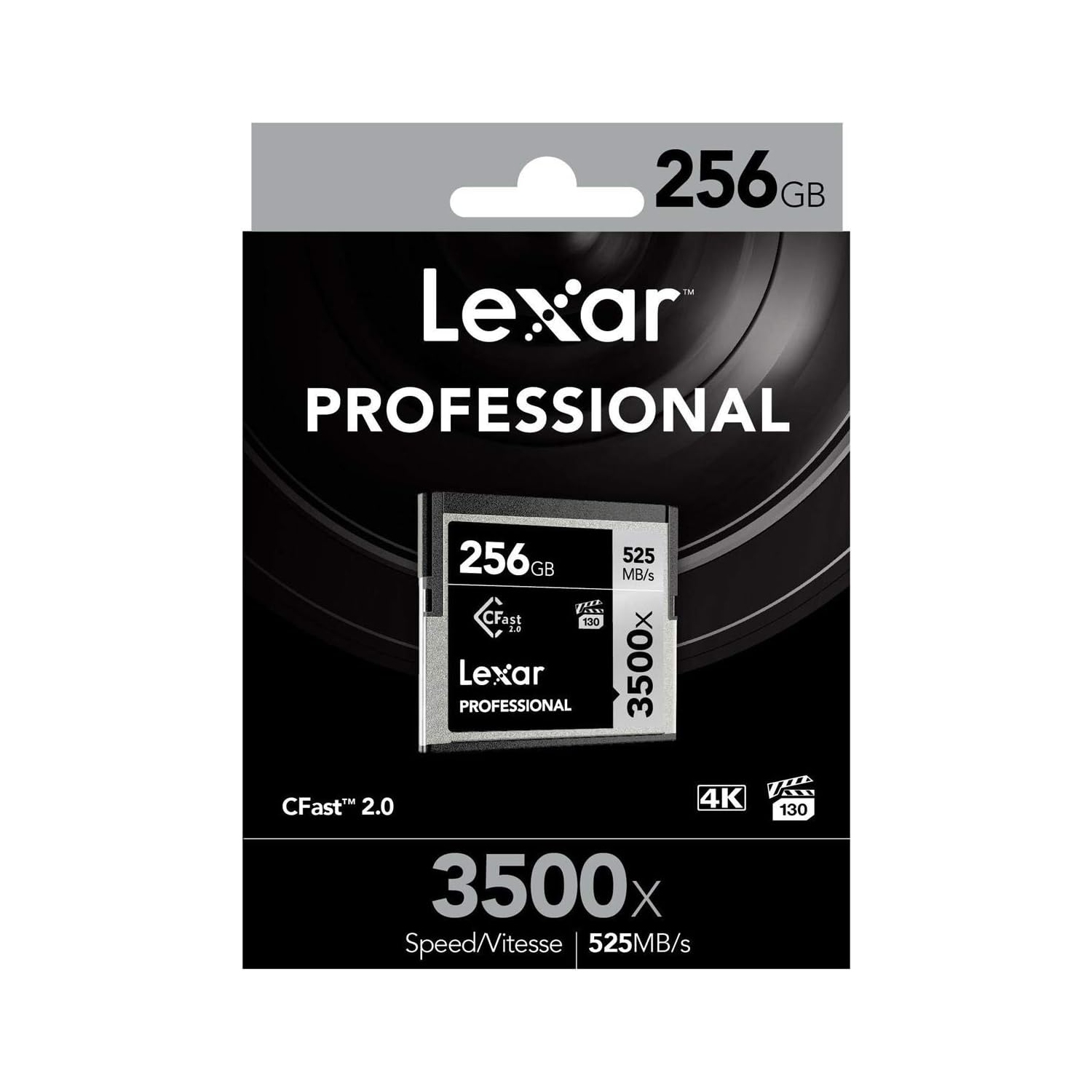 Lexar 256GB Professional Memory Card - Black