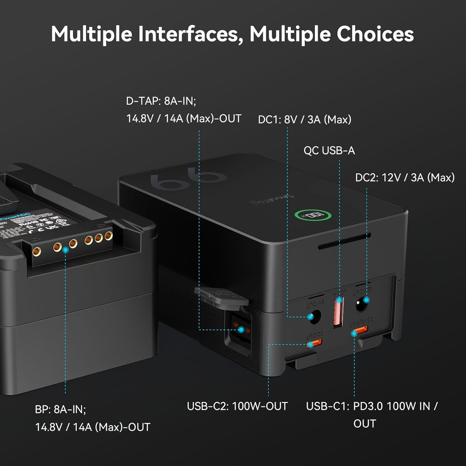 SmallRig V Mount Battery - Black