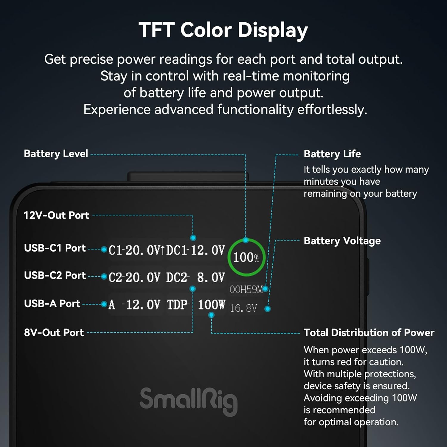 SmallRig V Mount Battery - Black