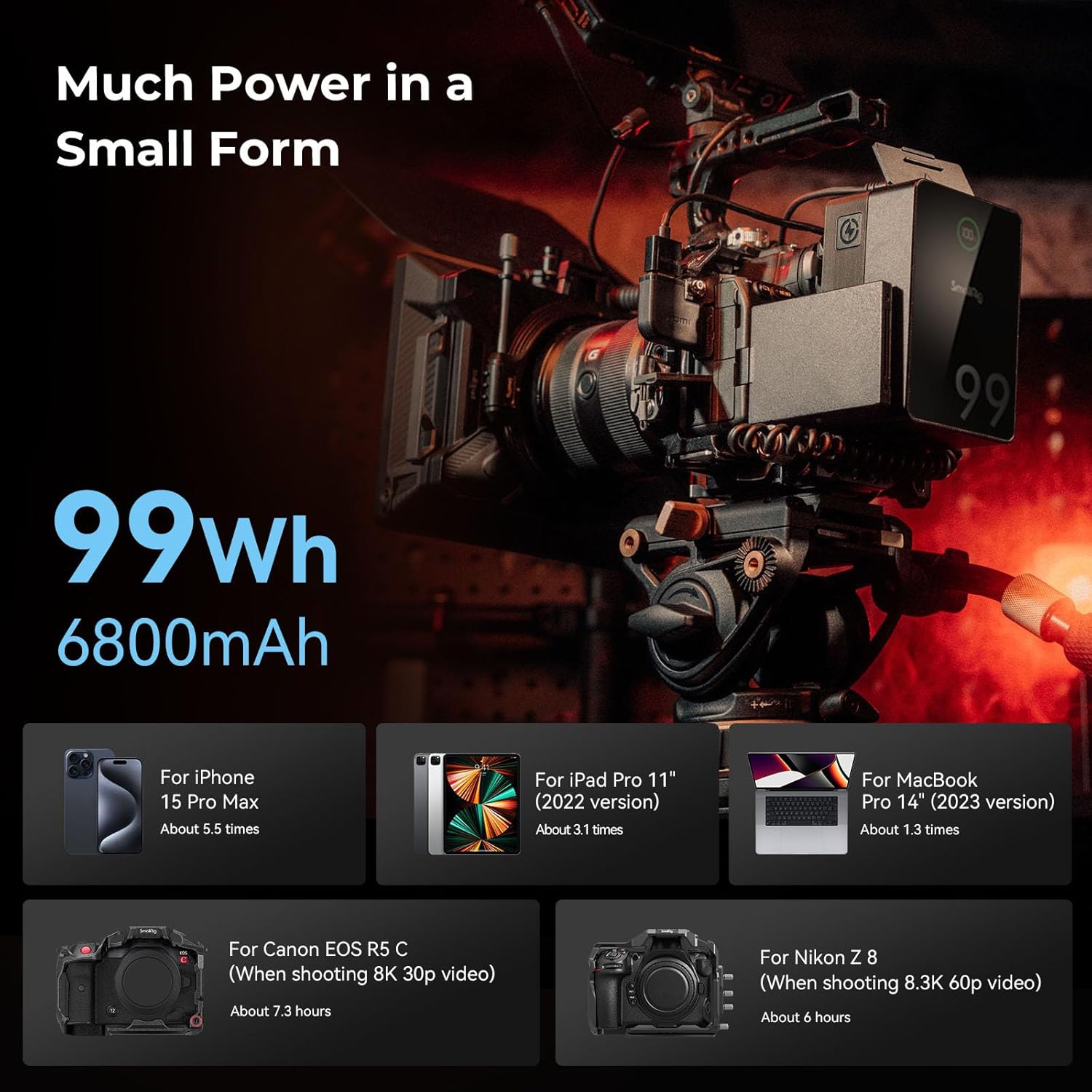 SmallRig V Mount Battery - Black