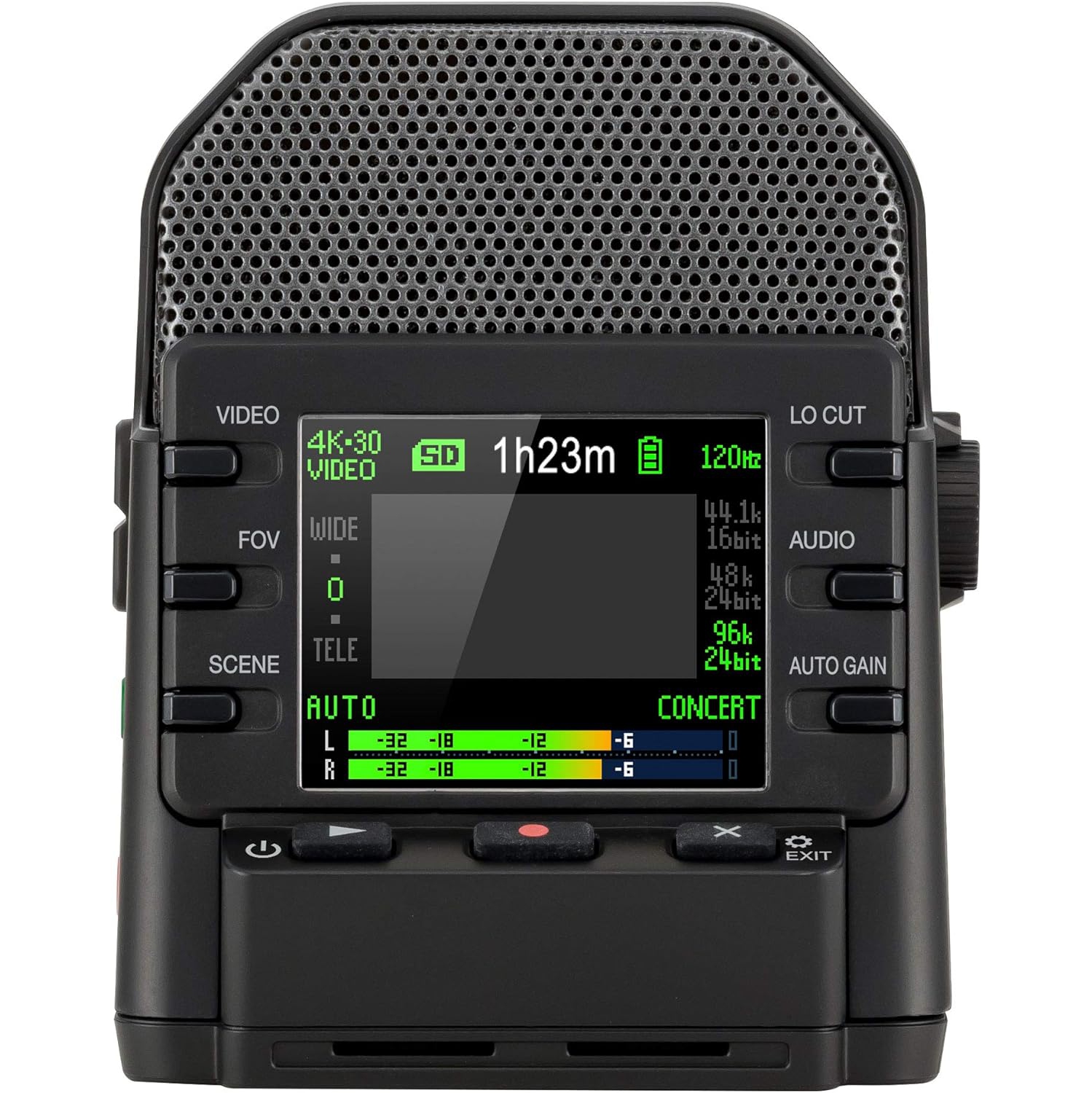 Enregistreur vidéo audio Q2n-4K de Zoom - Noir