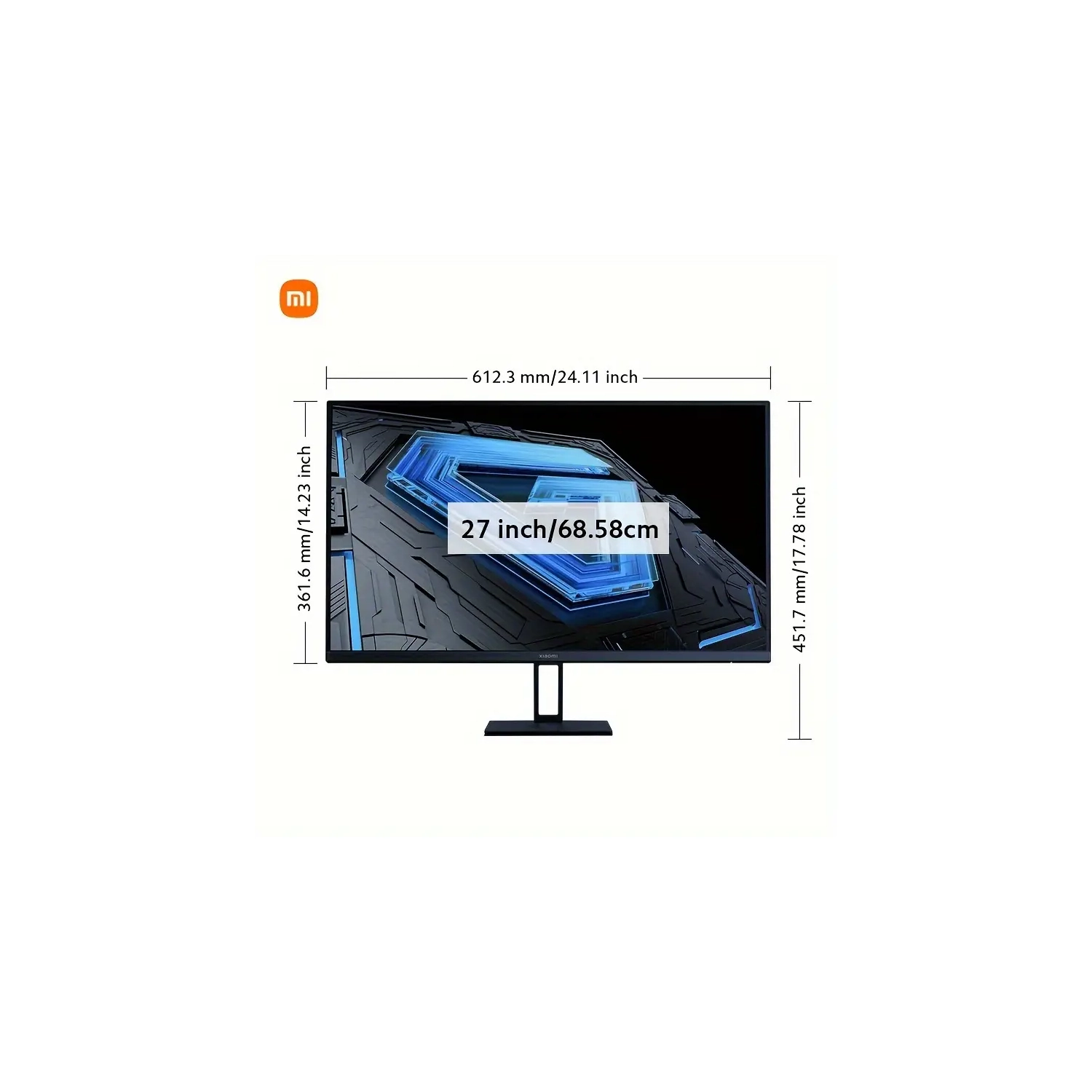 Xiaomi Gaming Monitor G27i , 27inch, 1ms GTG, 1920 x 1080, Fast IPS LCD, HDR10, 165Hz high refresh rate