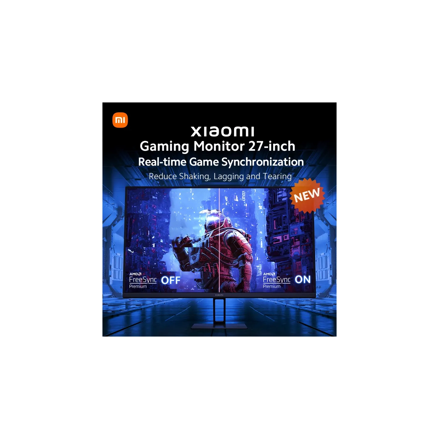 Xiaomi Gaming Monitor G27i , 27inch, 1ms GTG, 1920 x 1080, Fast IPS LCD, HDR10, 165Hz high refresh rate