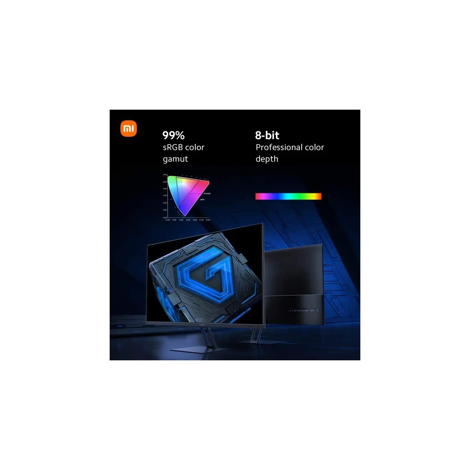 Xiaomi Gaming Monitor G27i , 27inch, 1ms GTG, 1920 x 1080, Fast IPS LCD, HDR10, 165Hz high refresh rate