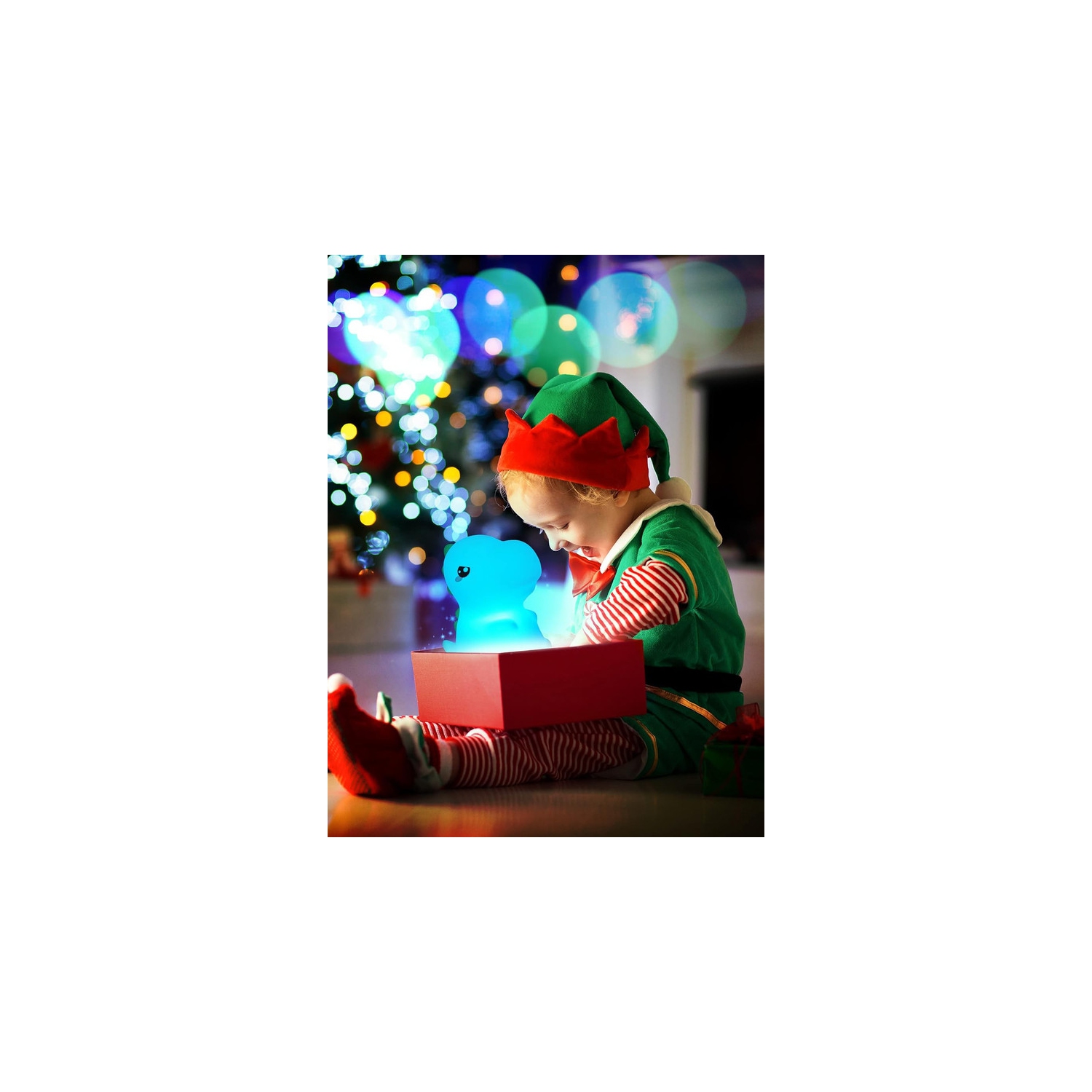 Veilleuse dinosaure pour enfants, 16 veilleuse pour enfants qui change de couleur, veilleuse dinosaure en silicone pour chambre d'enfant, veilleuse