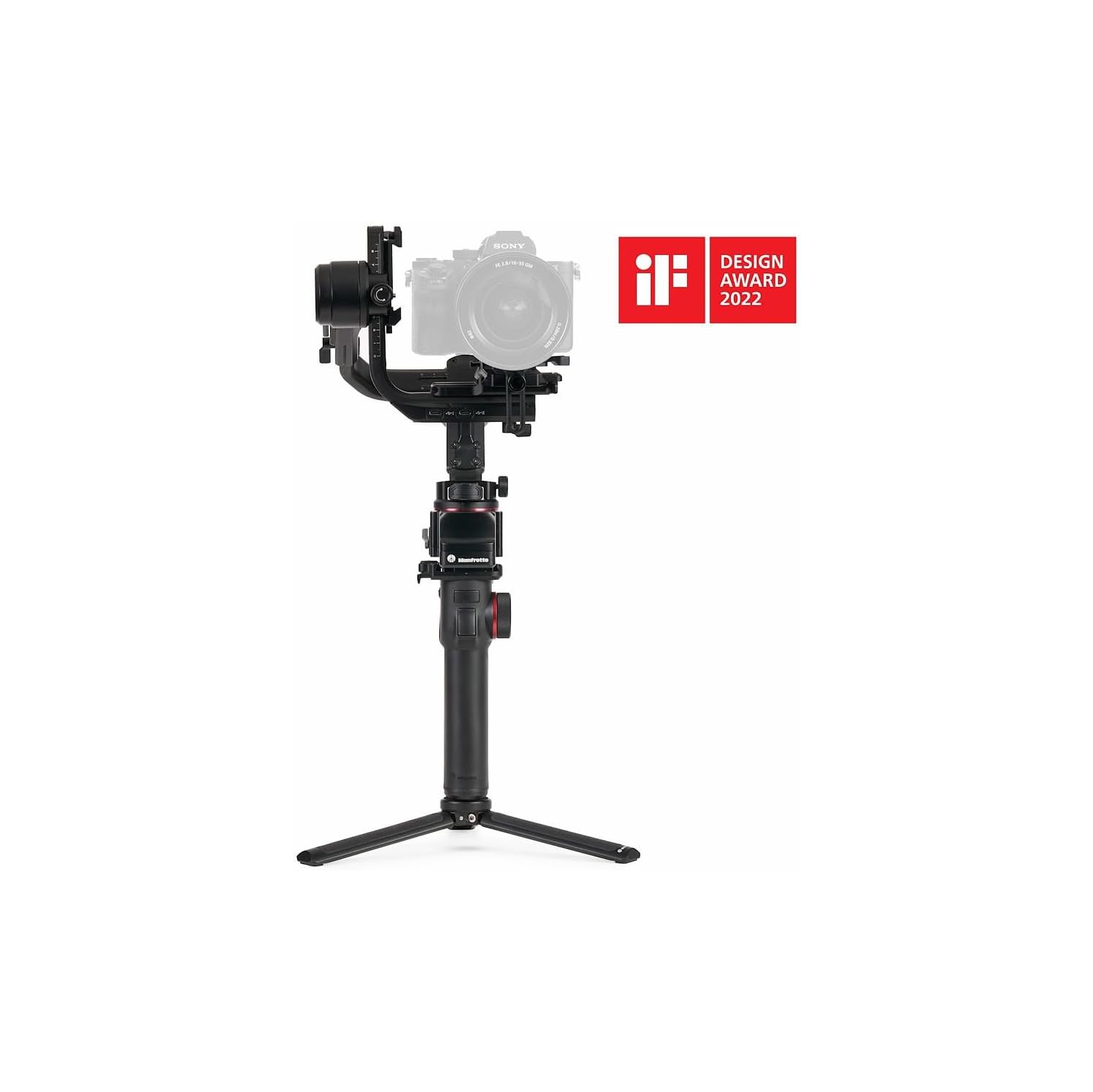 Manfrotto MVG300XM, Portable and Modular 3-Axis Professional Gimbal Stabilizer - Black