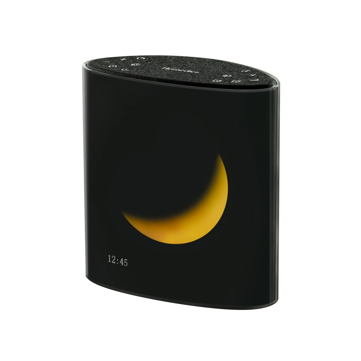 Homedics Sound Sleep Moon Dream Sound Machine and Alarm Clock, Enhance Sleep,18 Soothing Sounds, Lunar Display, Bluetooth® Connectivity Speaker, and
