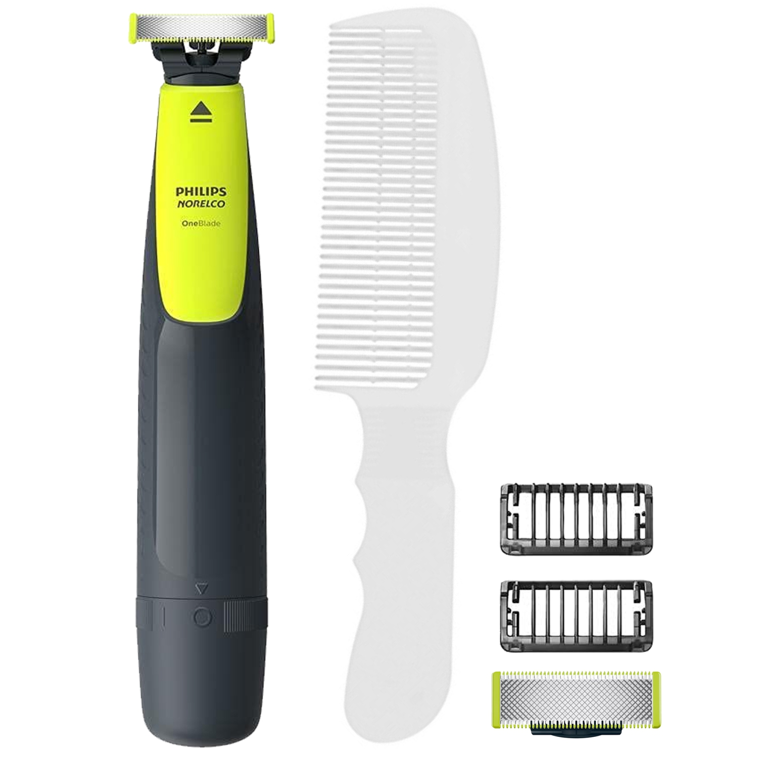 Philips Norelco OneBlade Trimmer/Shaver QP2510/49 with Blade QP210/80 and Comb