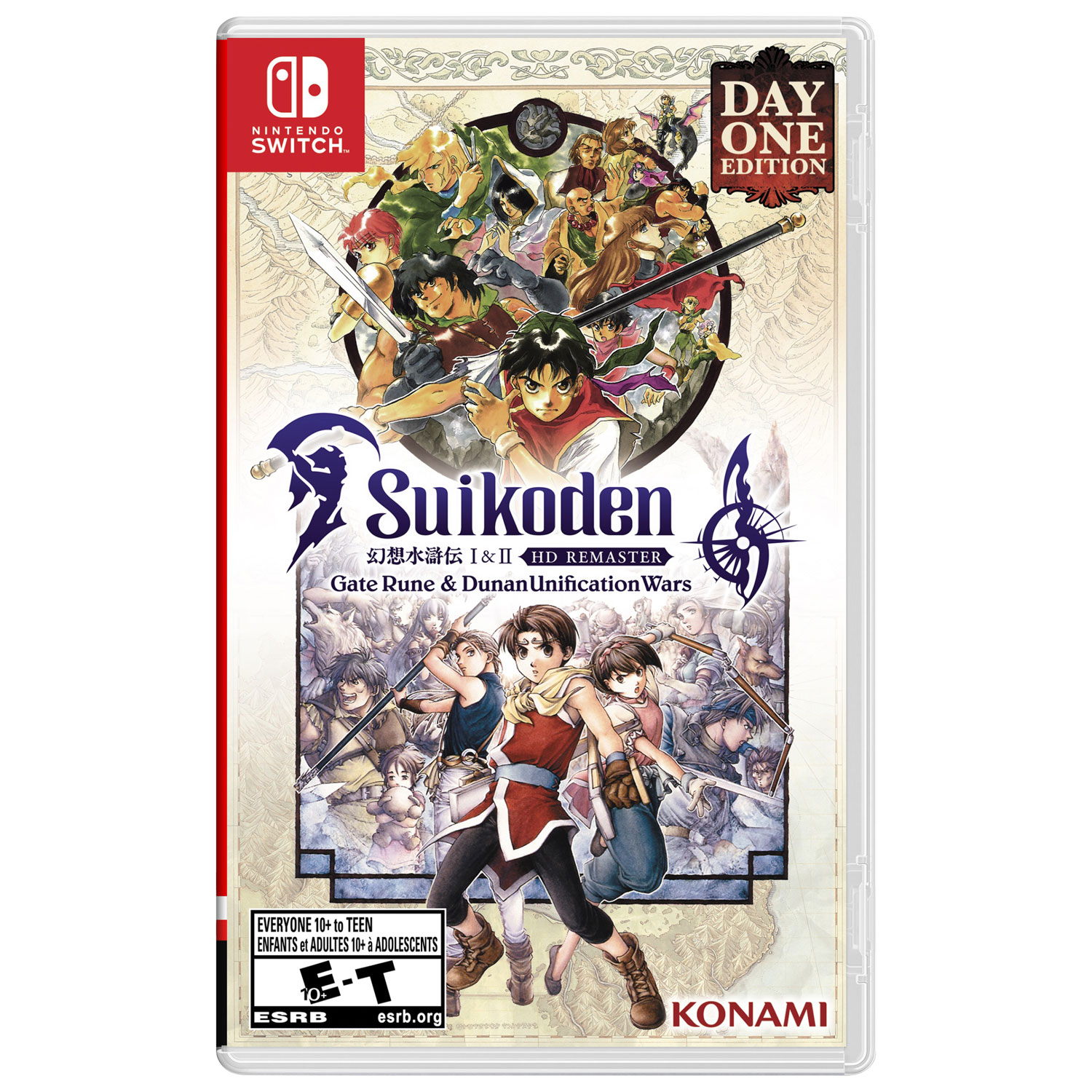 Nintendo Switch Suikoden ps 1 Suikoden I & II HD Remaster: Gate Rune & Dunan Unification