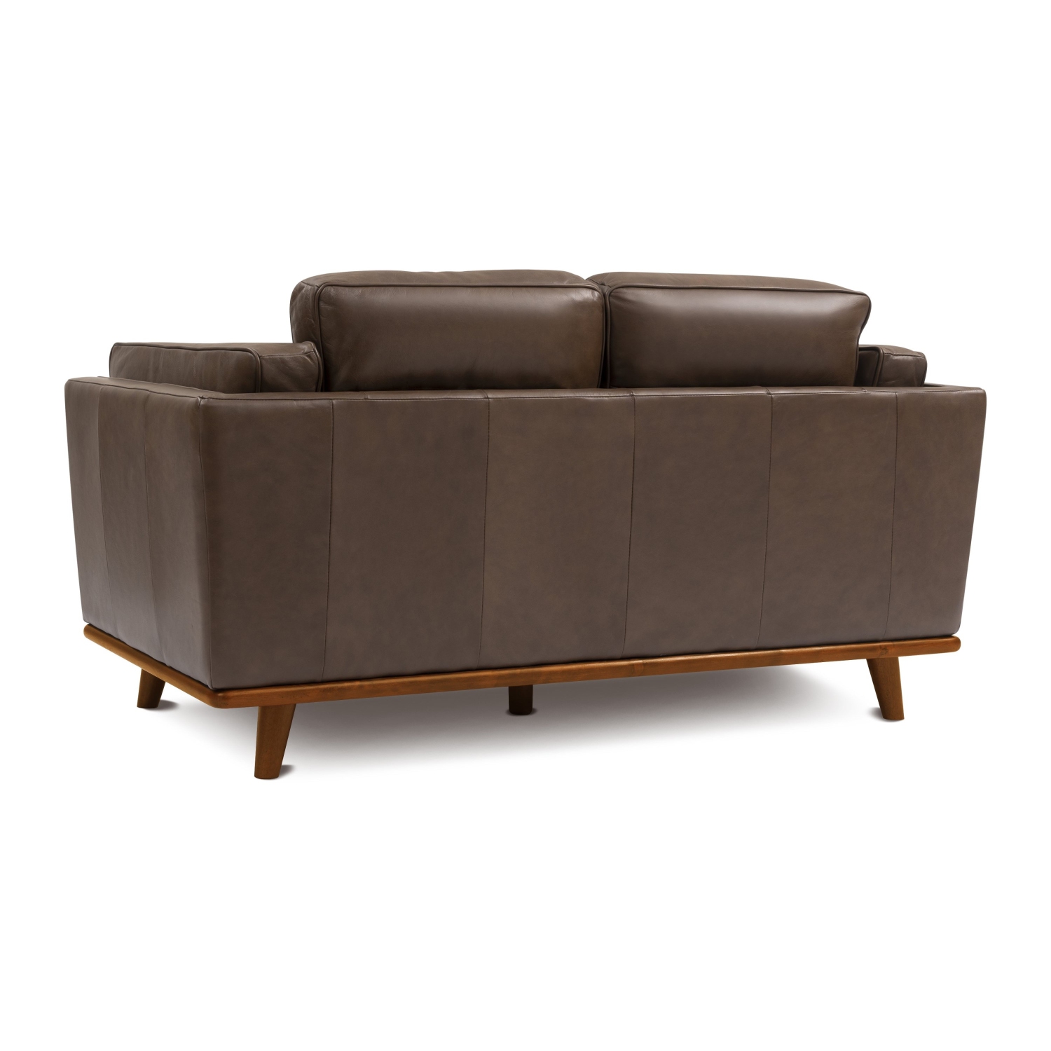 Valencia Artisan Top Grain Leather Loveseat, Chocolate