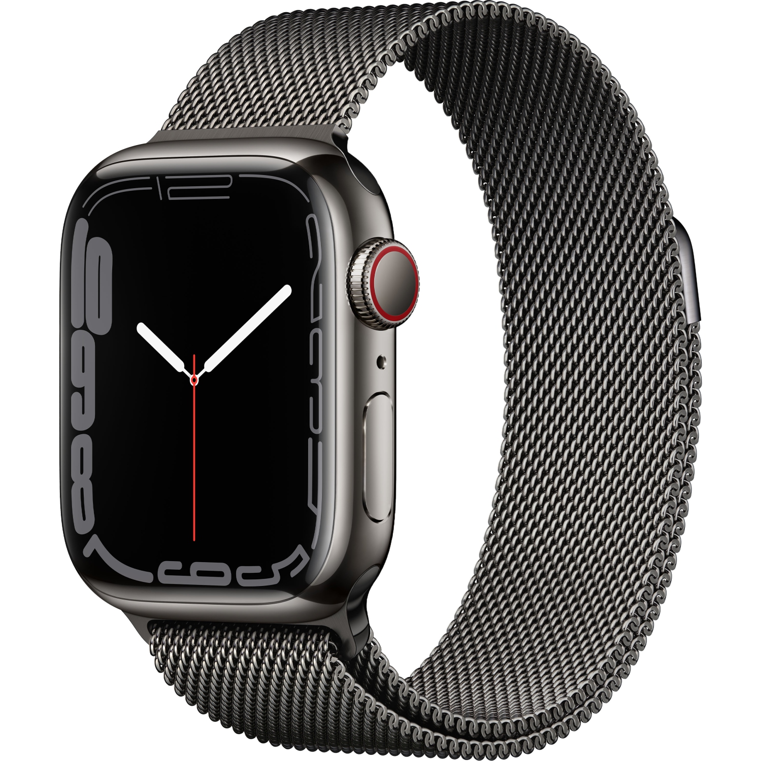 Open Box - Apple Watch Series 7 (GPS + Cellular) 41mm Graphite Stainless Steel Case (no band)