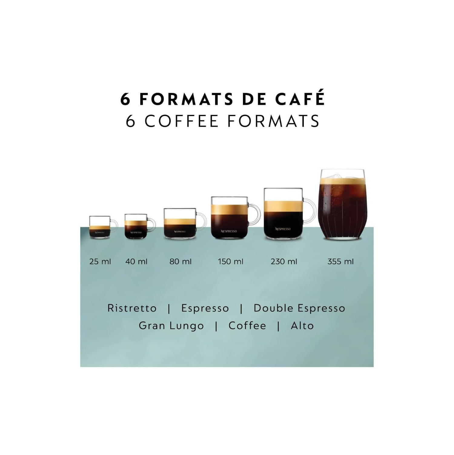 Open Box - Nespresso Vertuo Pop+ Coffee and Espresso Machine by De'Longhi, Liquorice Black