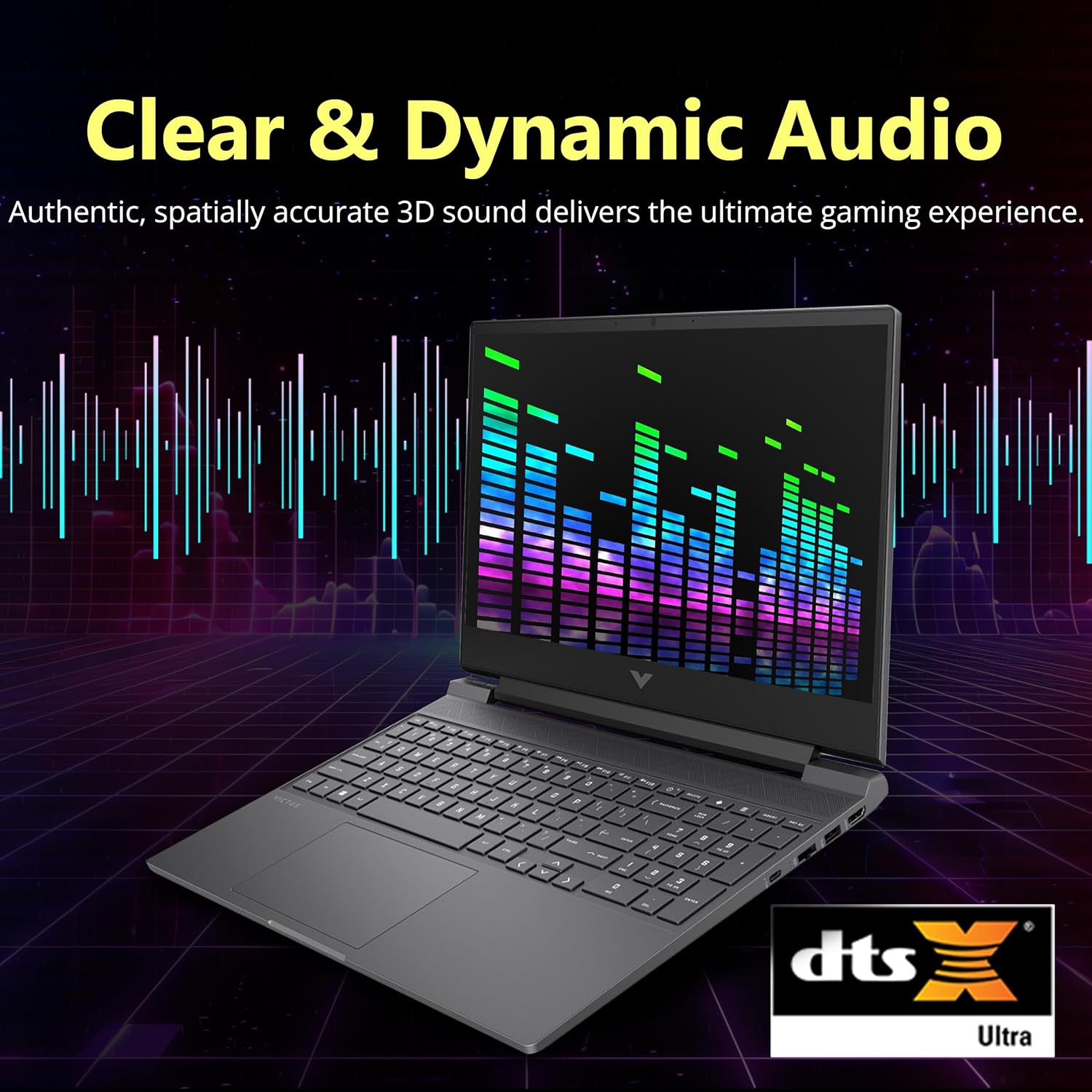 HP Victus 15.6" 1080P 144Hz Gaming Laptop, AMD Ryzen 5 7535HS, 2TB PCIe SSD, 32GB RAM, AMD Radeon RX 6550M, Backlit Keyboard, Win 11 Pro, Silver,