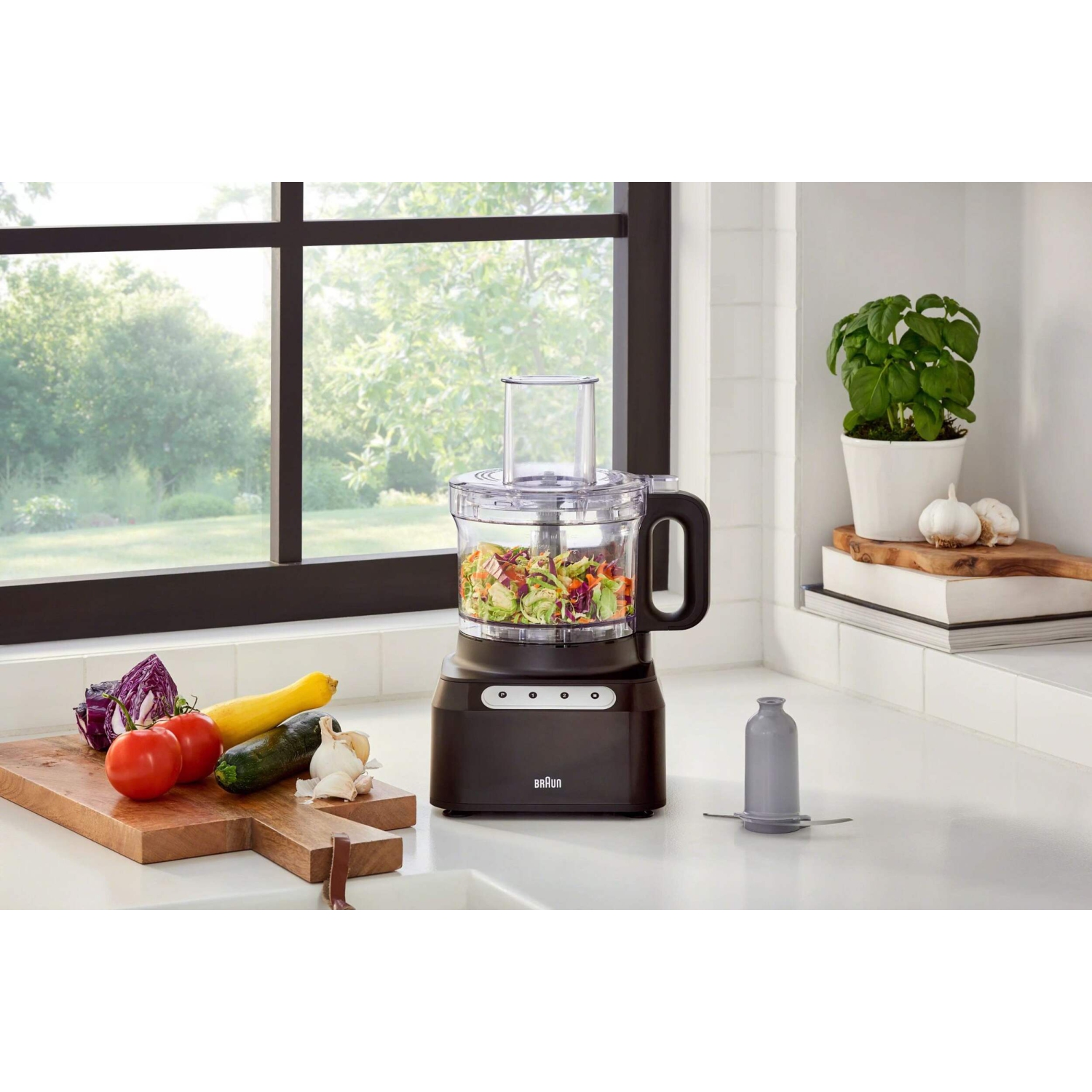 Braun Easy Prep – robot culinaire 8 tasses, noir