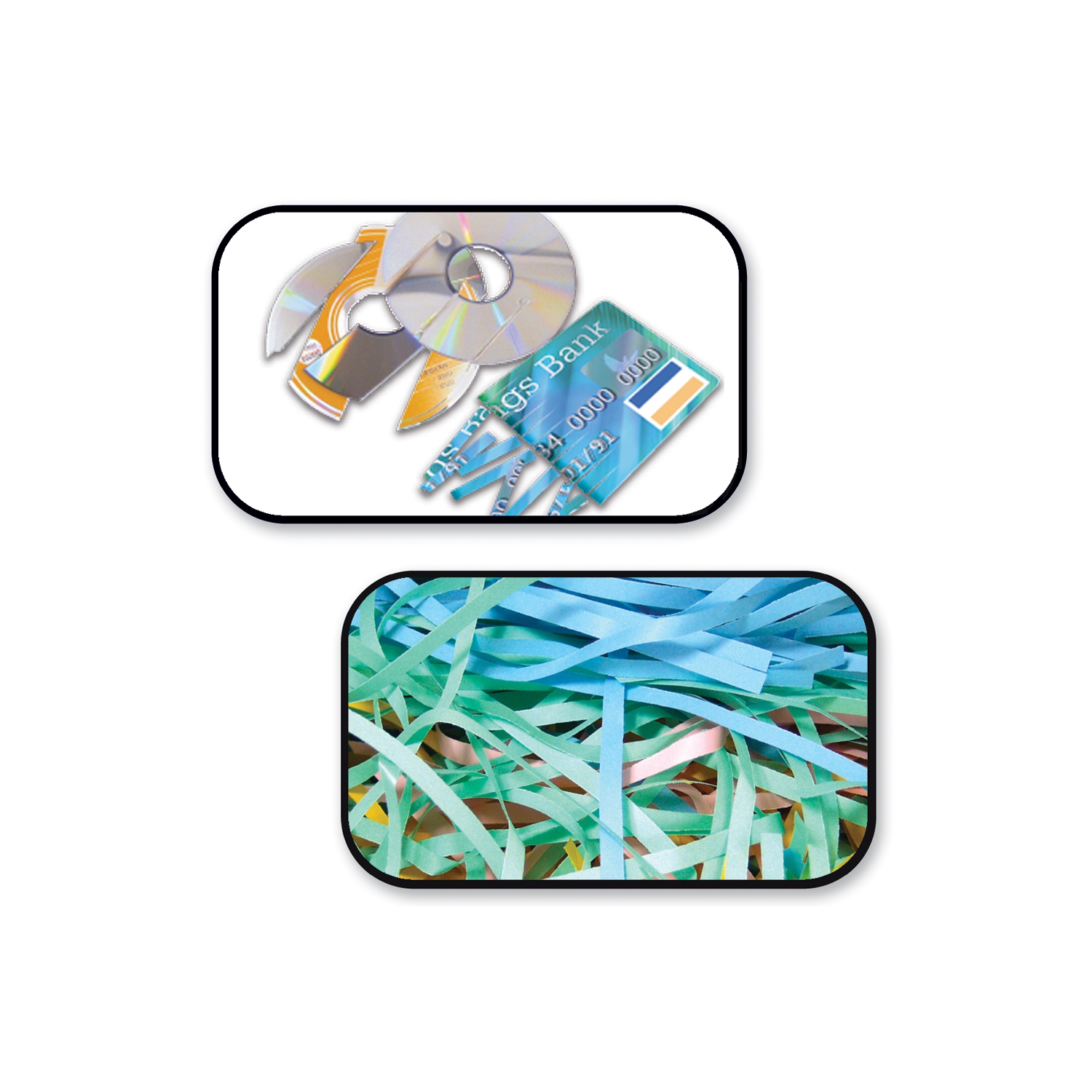 Professional Strip Cut Paper Shredder/CD/Credit Card Shredder Without Wastebasket, 8-Sheet Strip-Cut No Basket