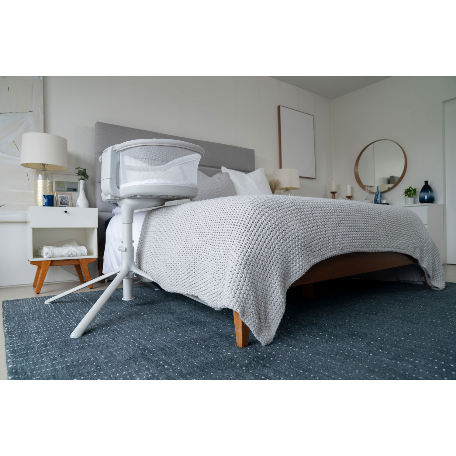 Berceau pivotant Bassinest 3.0 de Halo - Gris