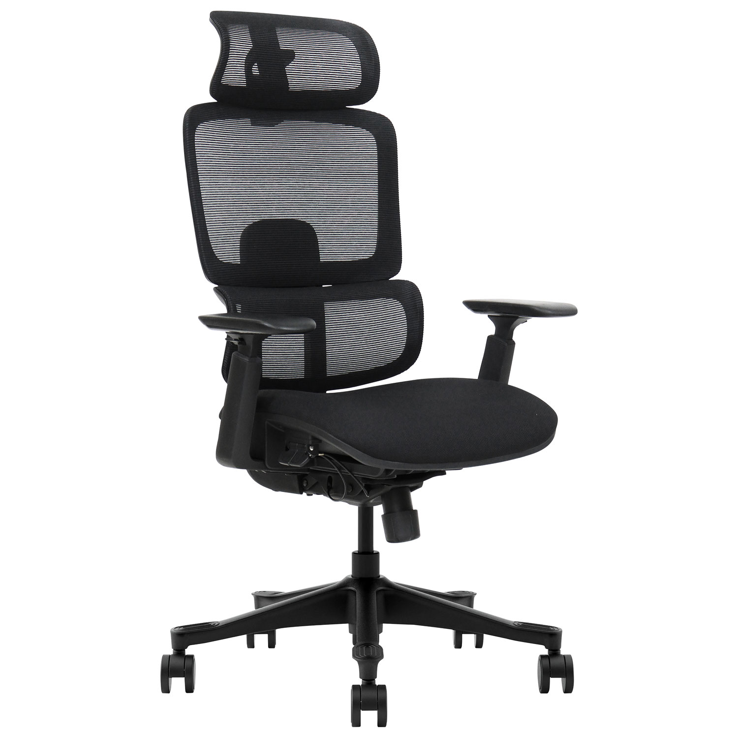 Kopplen Ergonomic High-Back Polyester Task Chair - Black