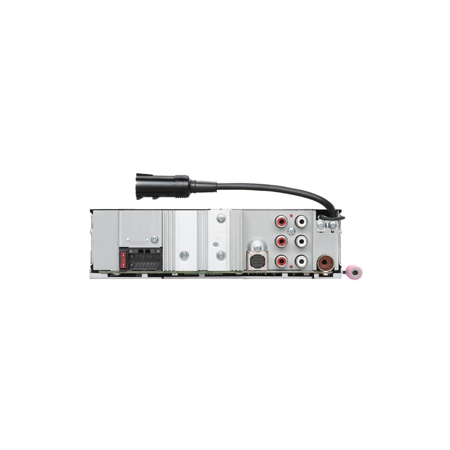 Récepteur multimédia numérique pour bateau KMR-M332BT de Kenwood avec haut-parleurs KFC-1653MRW 6,5 po et nettoyant Zagg en prime